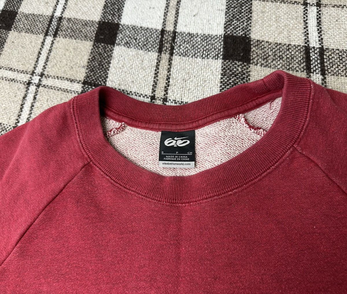 Nike SB Nike 6.0 SIXO SB Sweatshirt Stitched Logos Bordo Size S-M Size US S / EU 44-46 / 1 - 6 Thumbnail