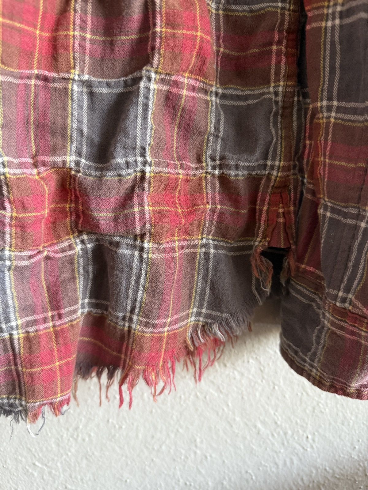 Saint Laurent Paris Saint Laurent Paris bleached flannel raw hem destroyed SS16 Size US M / EU 48-50 / 2 - 14 Thumbnail
