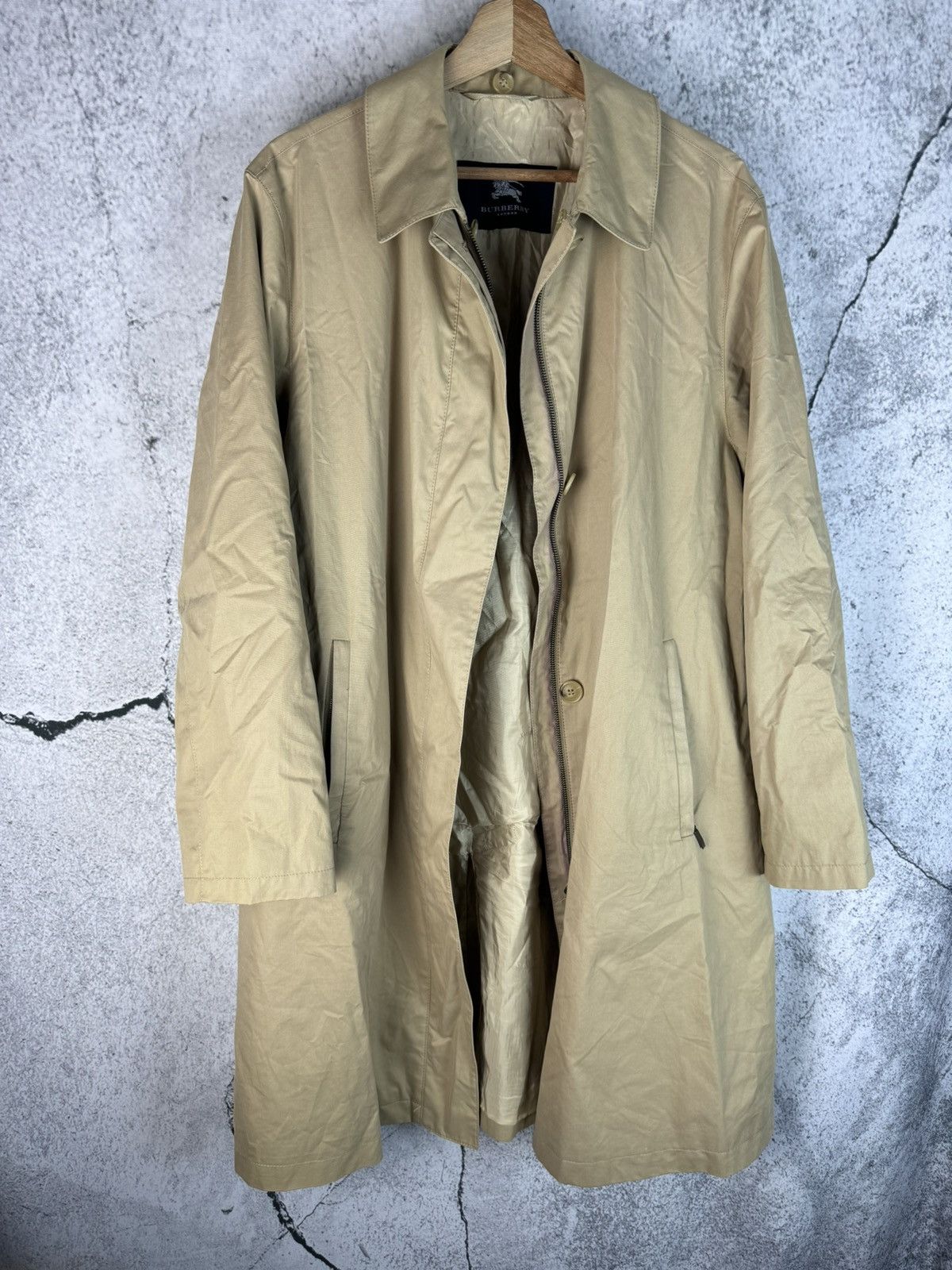 Burberry Vintage Burberrys Nova Check Trench Coat Jacket Size M / US 6-8 / IT 42-44 - 3 Thumbnail