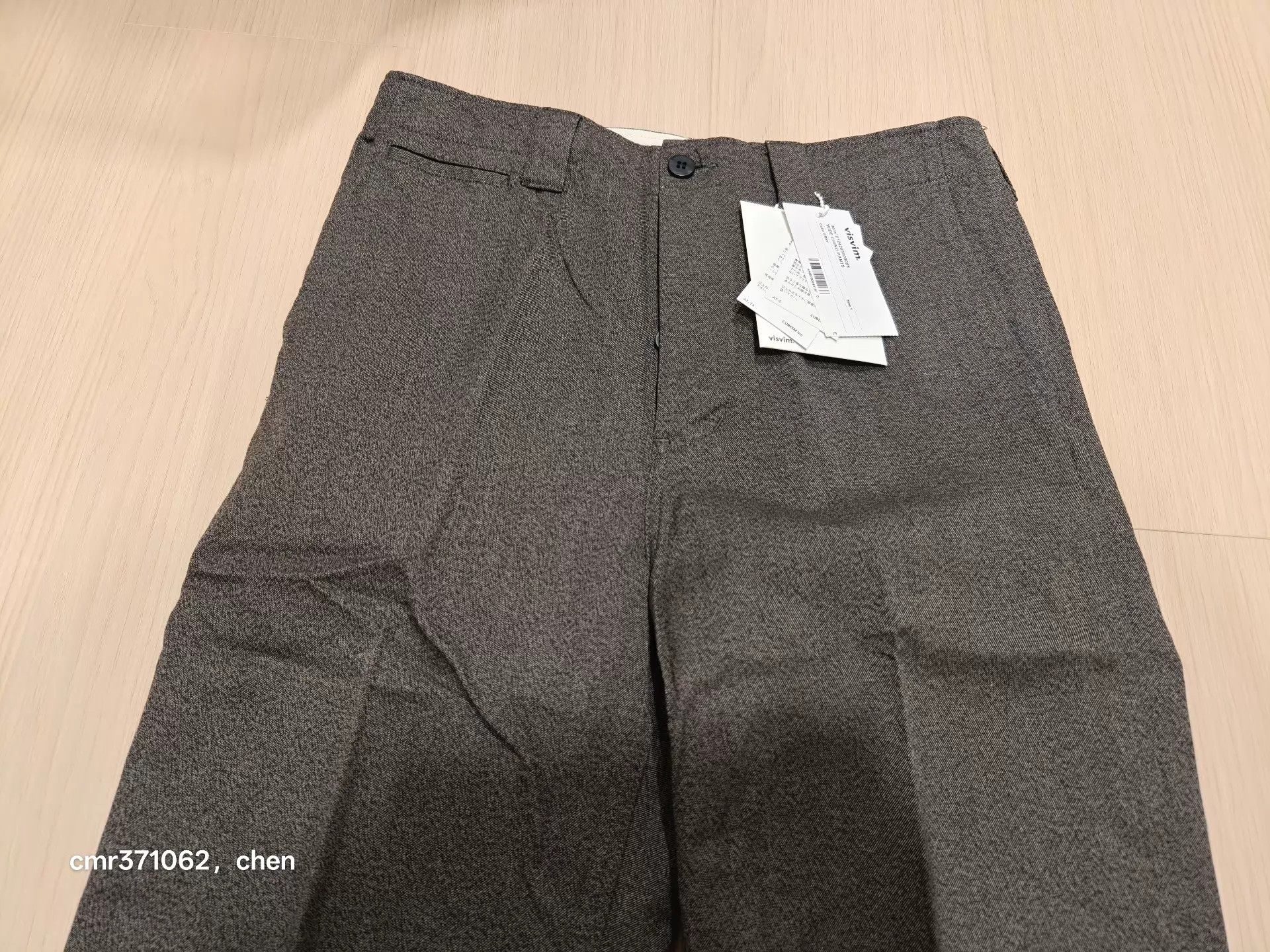 Visvim VISVIM 24AW WIDE CHINO PANTS grey1 pre-washed long-staple cotton twill Size US 30 / EU 46 - 2 Thumbnail