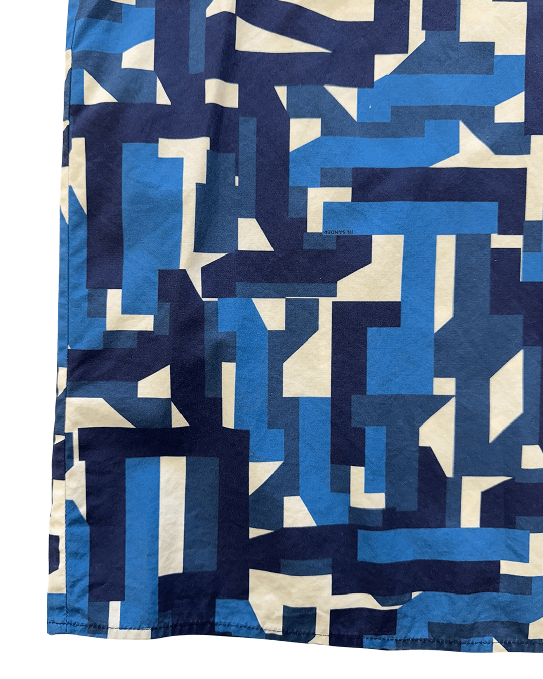 Jil Sander Jil Sander by Jil Sander SS13 Maze Printed Half Sleeve Shirt Size US M / EU 48-50 / 2 - 6 Thumbnail