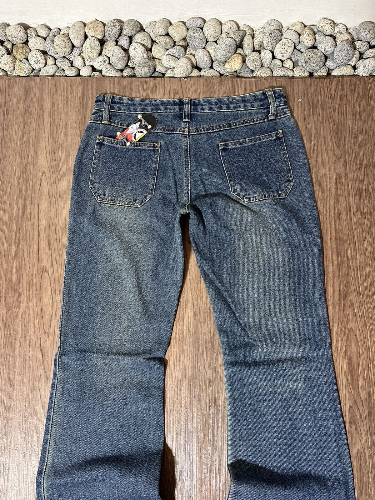 If Six Was Nine × Japanese Brand × Tornado Mart Jouer Aux Echecs japan front pocket flare jeans Size US 30 / EU 46 - 4 Thumbnail