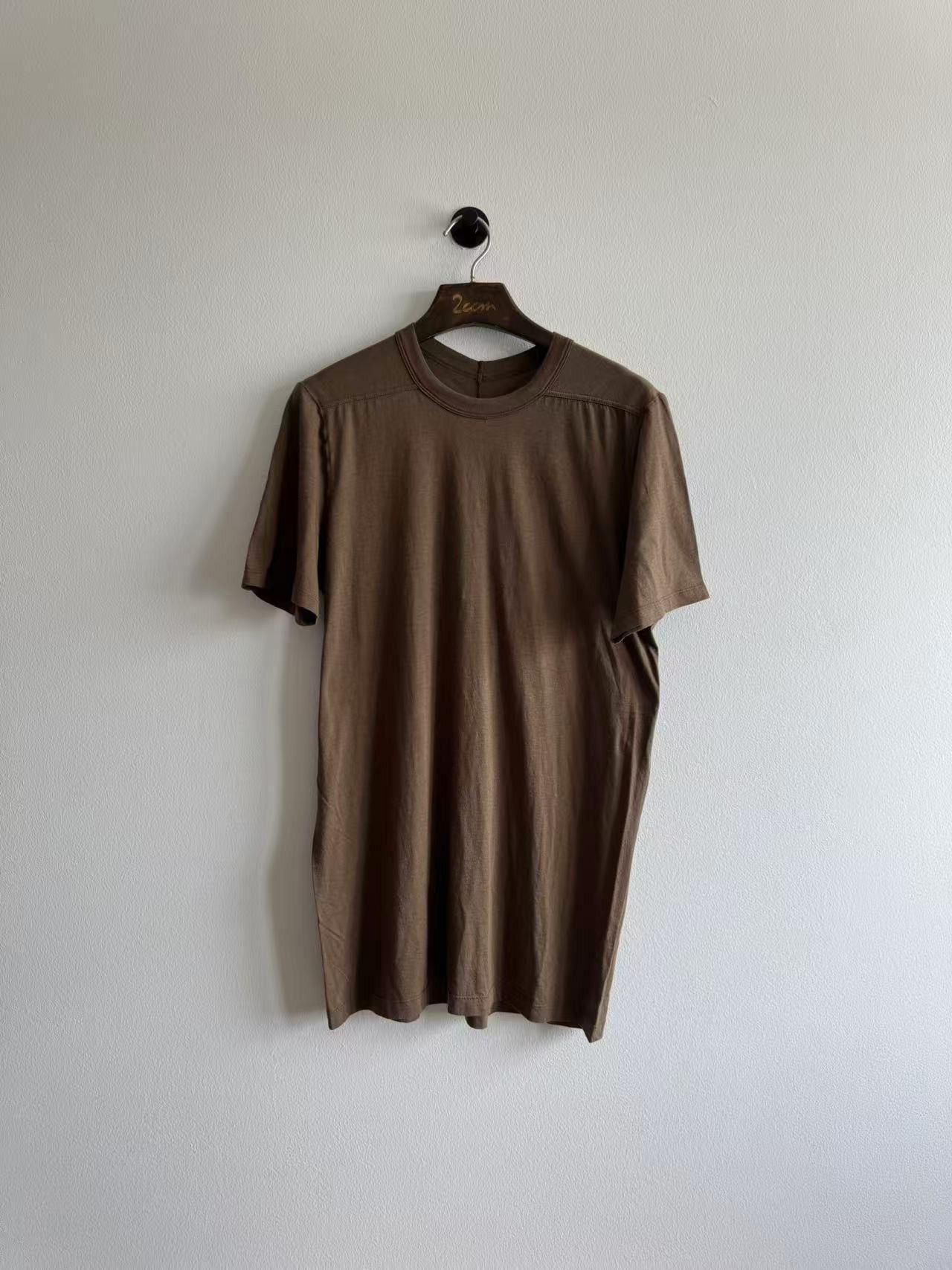 Rick Owens Rick Owens Level Short-Sleeve T-Shirt Bean Size US L / EU 52-54 / 3 - 3 Thumbnail