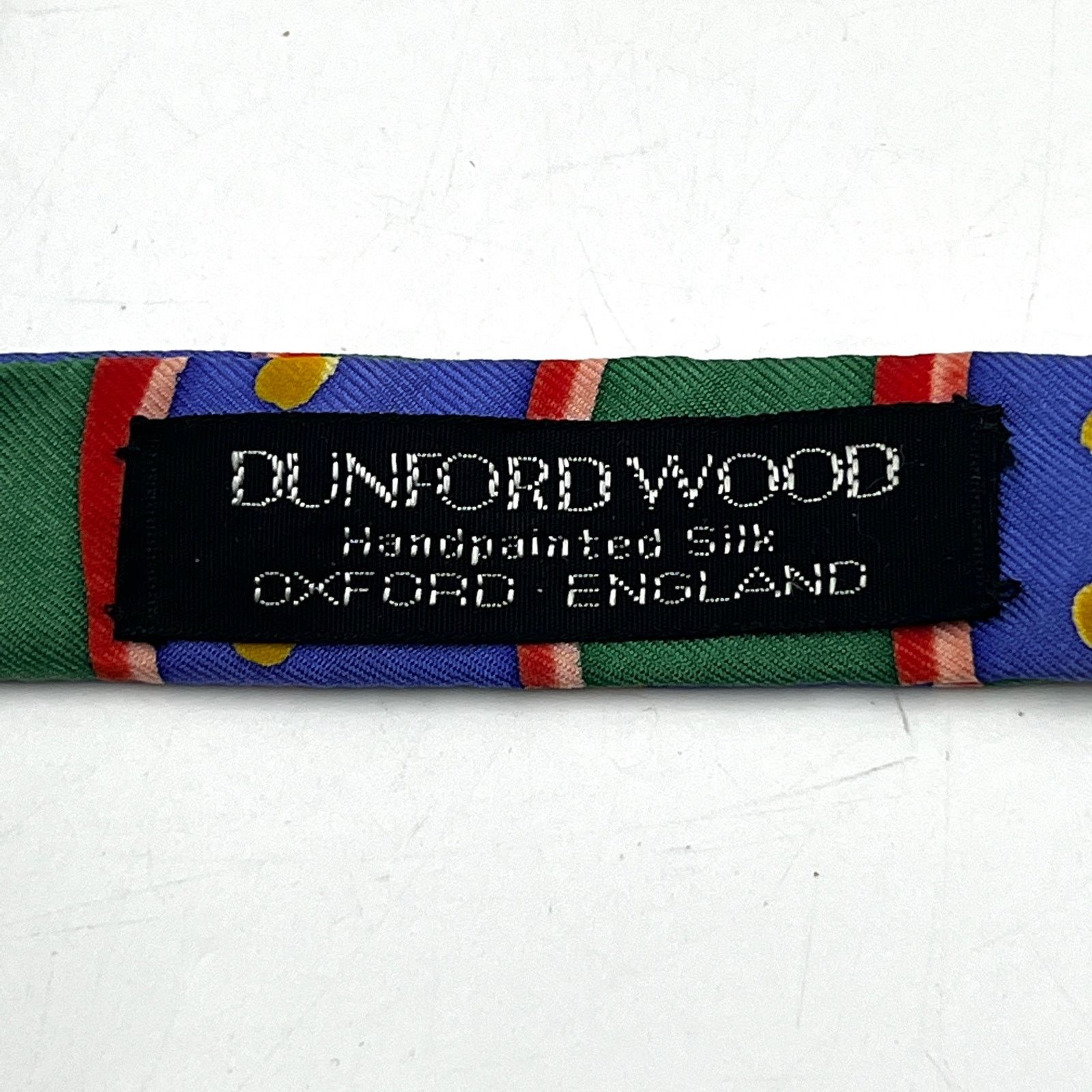 Other Dunford Wood Silk Bow Tie Hand Painted England Size ONE SIZE - 2 Thumbnail