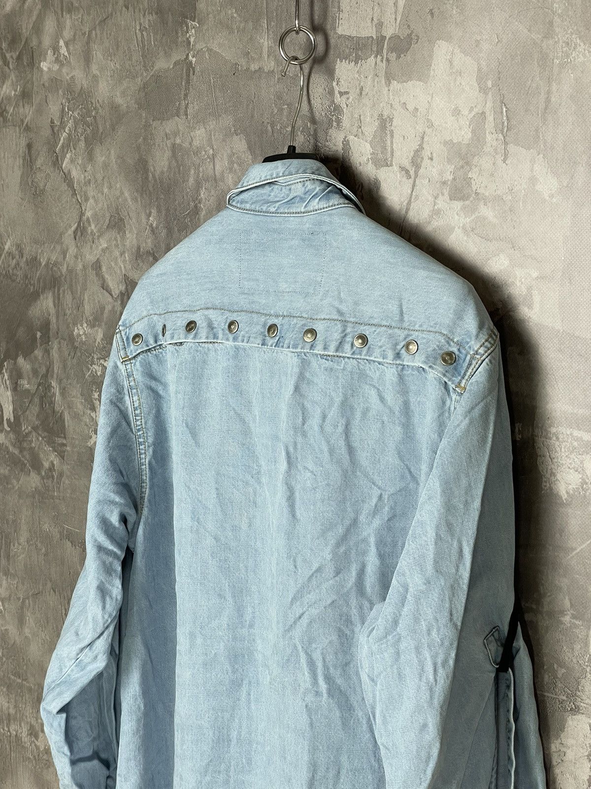 Diesel × Vintage Diesel Avant Garde Streetwear Denim Button dress/shirt y2k Size S / US 4 / IT 40 - 11 Thumbnail