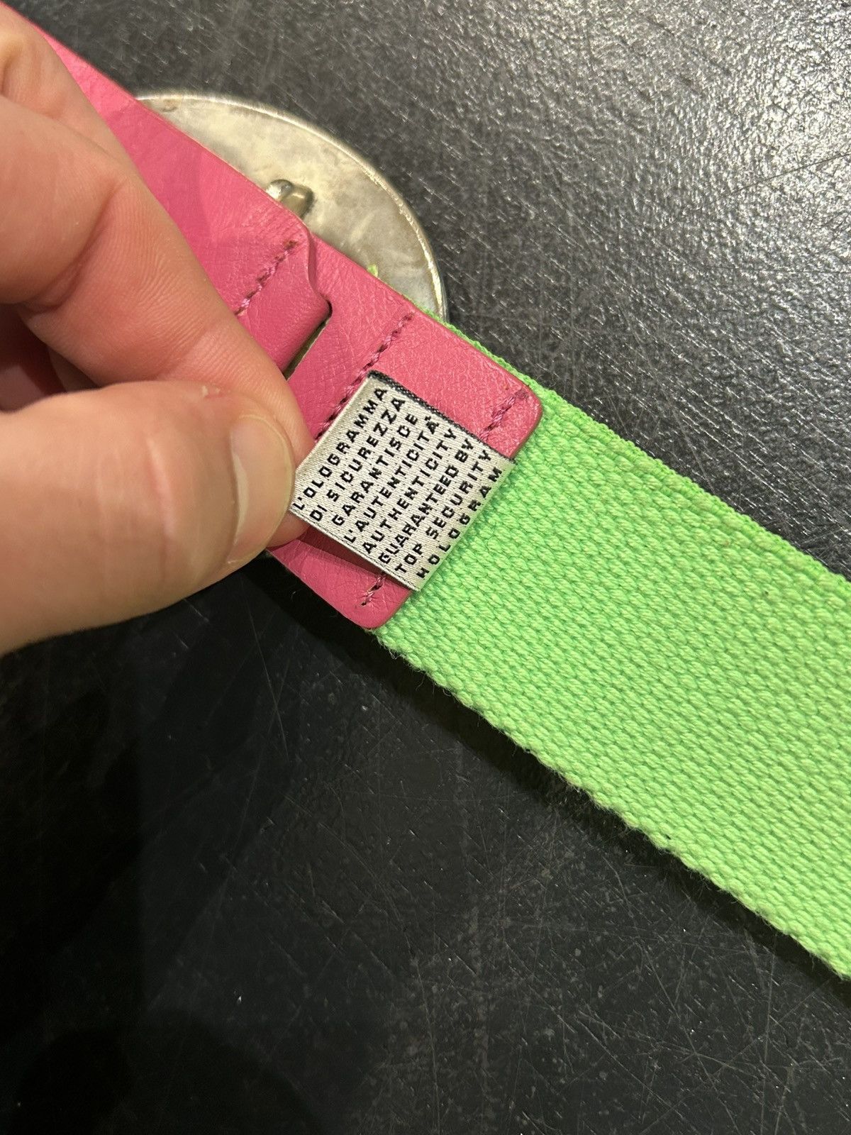 Dolce & Gabbana Dolce & Gabbana Belt - Pink/Green Size 30 - 6 Thumbnail