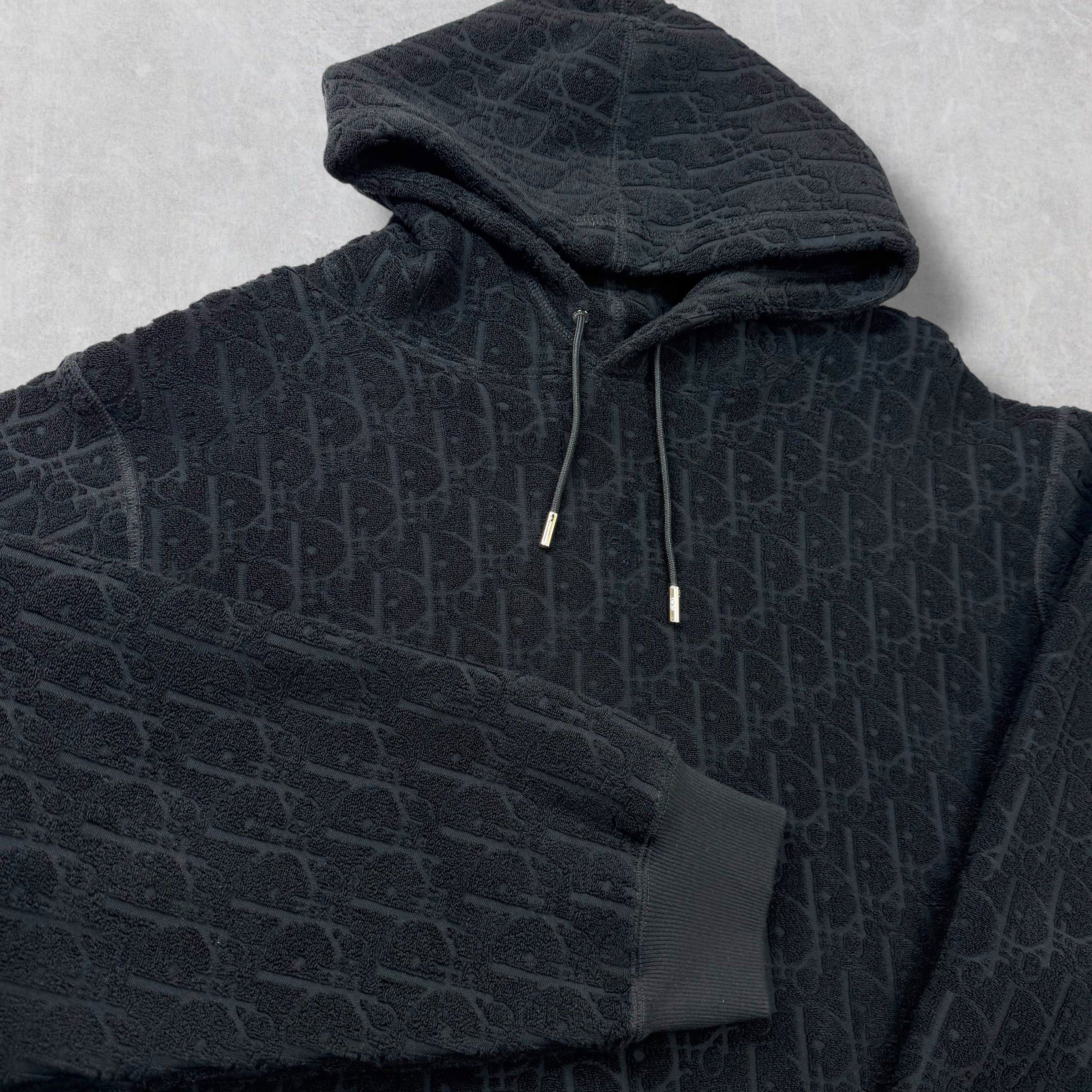 Dior Dior Oblique Relaxed-Fit Hooded Sweatshirt Black XXL Size US XXL / EU 58 / 5 - 2 Thumbnail
