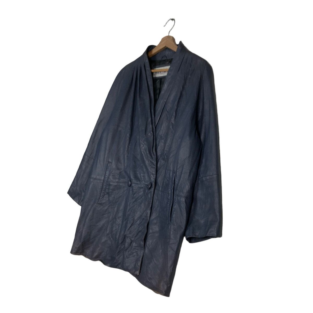 Japanese Brand 🔥VINTAGE LEATHER JACKET MARIE CLAIRE ISSEY MIYAKE Size US M / EU 48-50 / 2 - 2 Thumbnail