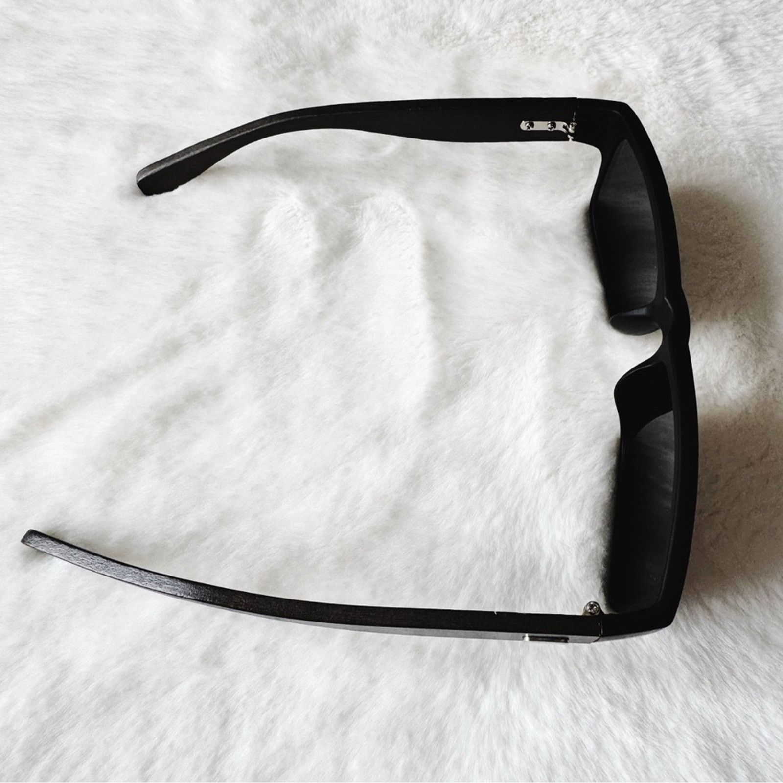 Other Juna Blue & Black Wood Sunglasses Size ONE SIZE - 7 Thumbnail