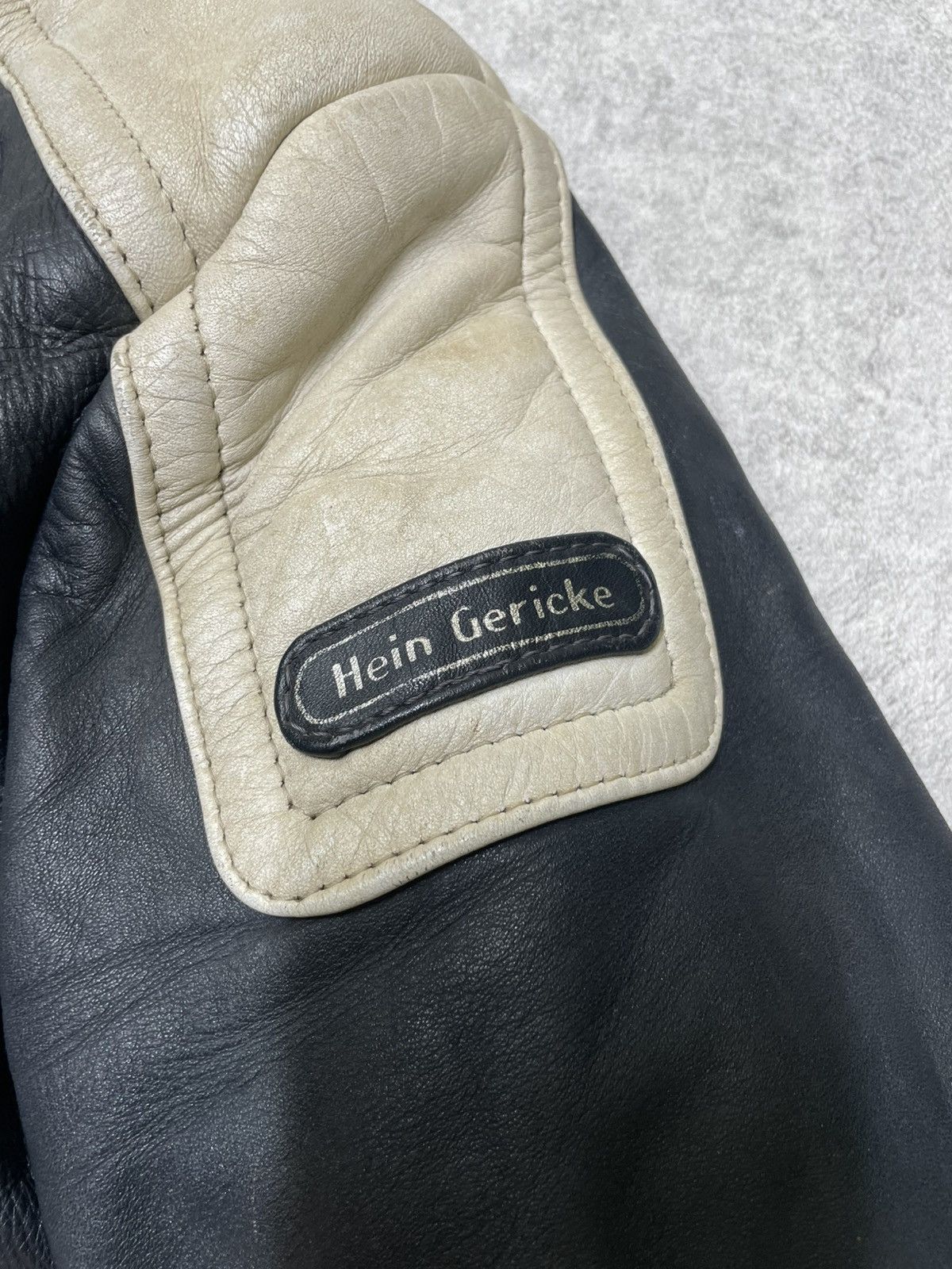 Hein Gericke Hein Gericke VTG Speed Team Racing Moto Hype Jacket Beige Size US M / EU 48-50 / 2 - 11 Thumbnail