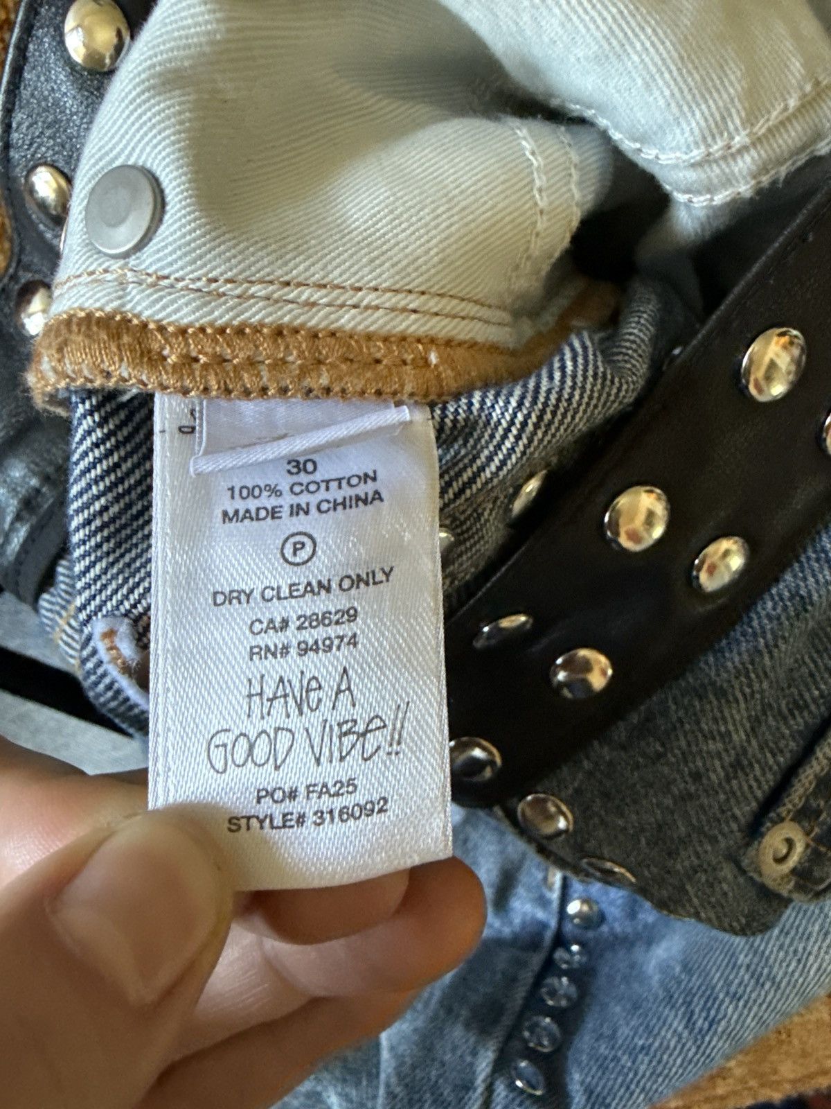 Stussy Stussy x Wales Bonner Denim Size 30 BNWT Size US 30 / EU 46 - 14 Thumbnail