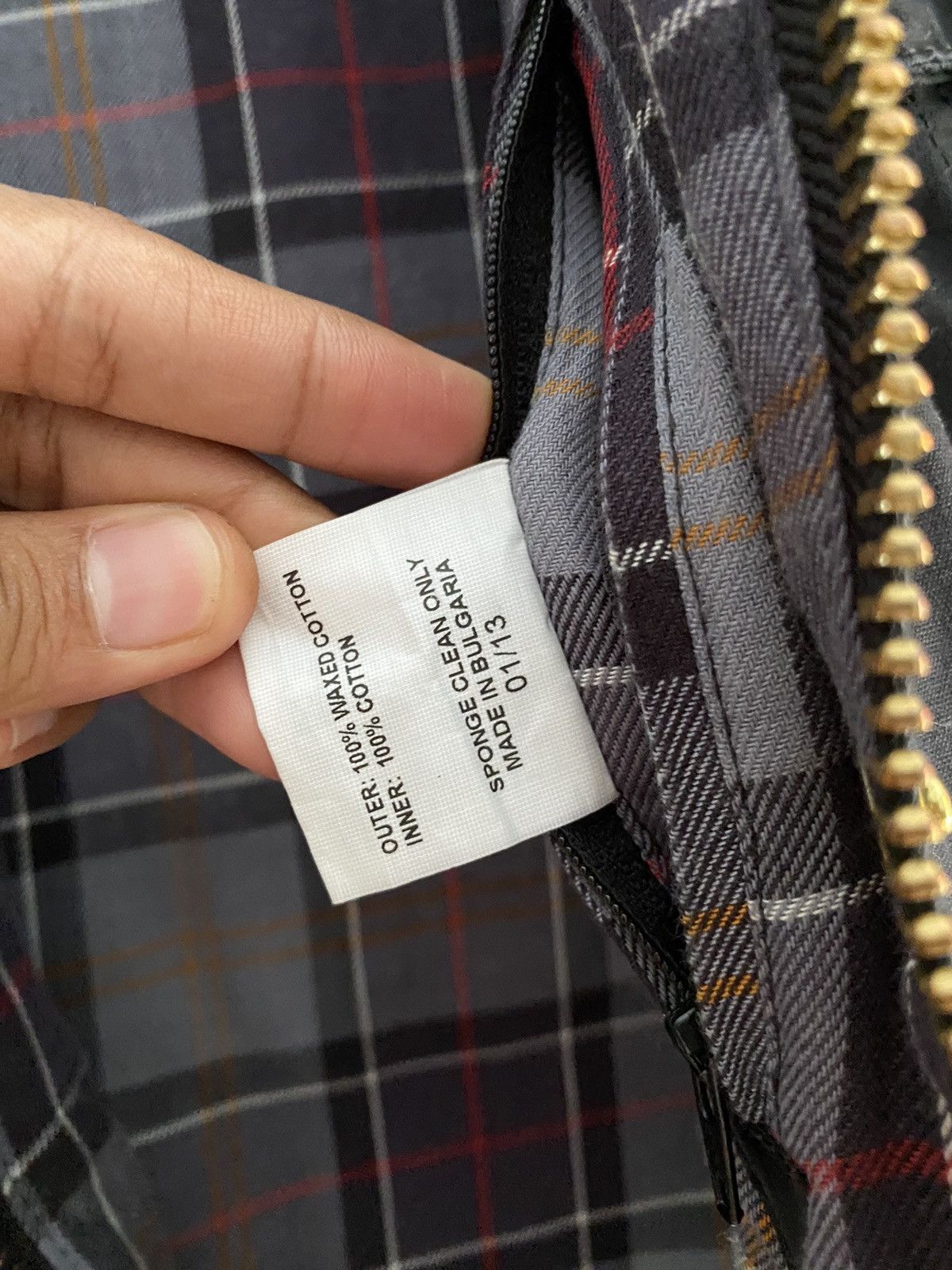 Barbour International original waxed jacket in black Size US S / EU 44-46 / 1 - 13 Thumbnail