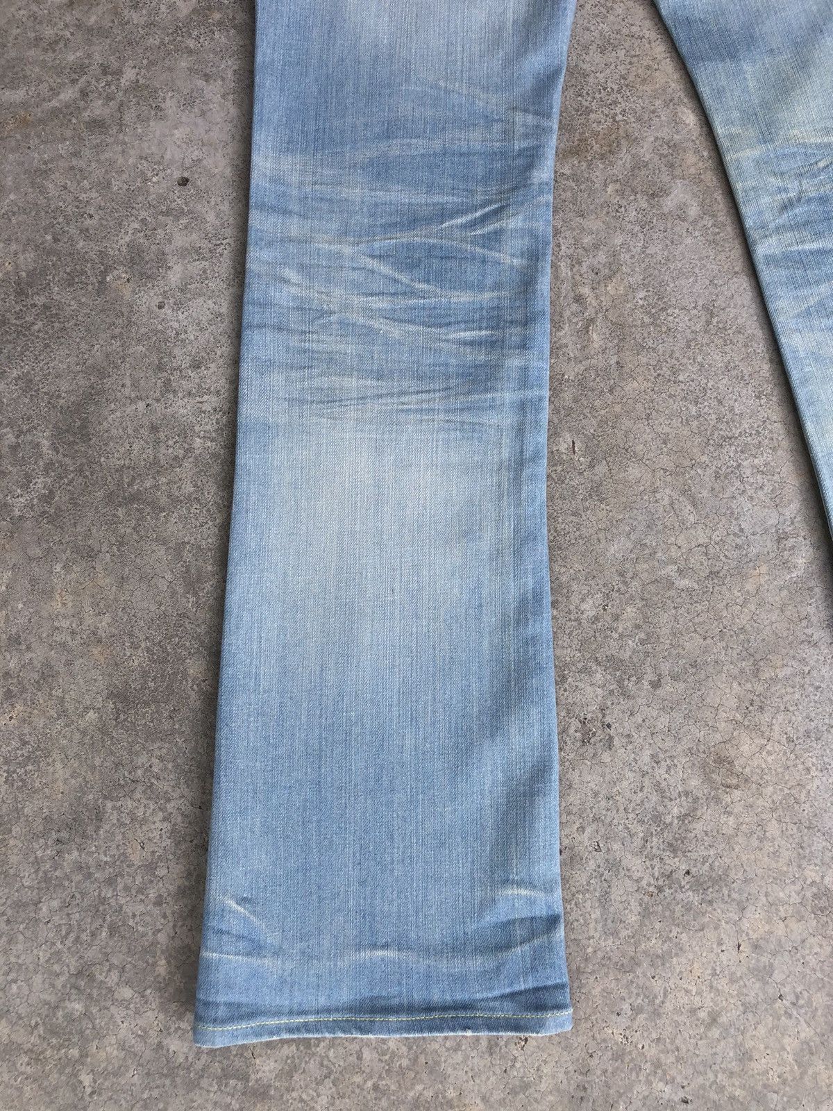 Japanese Brand Japanese Kunna Flared Jeans Distressed Jeans Size US 31 - 11 Thumbnail
