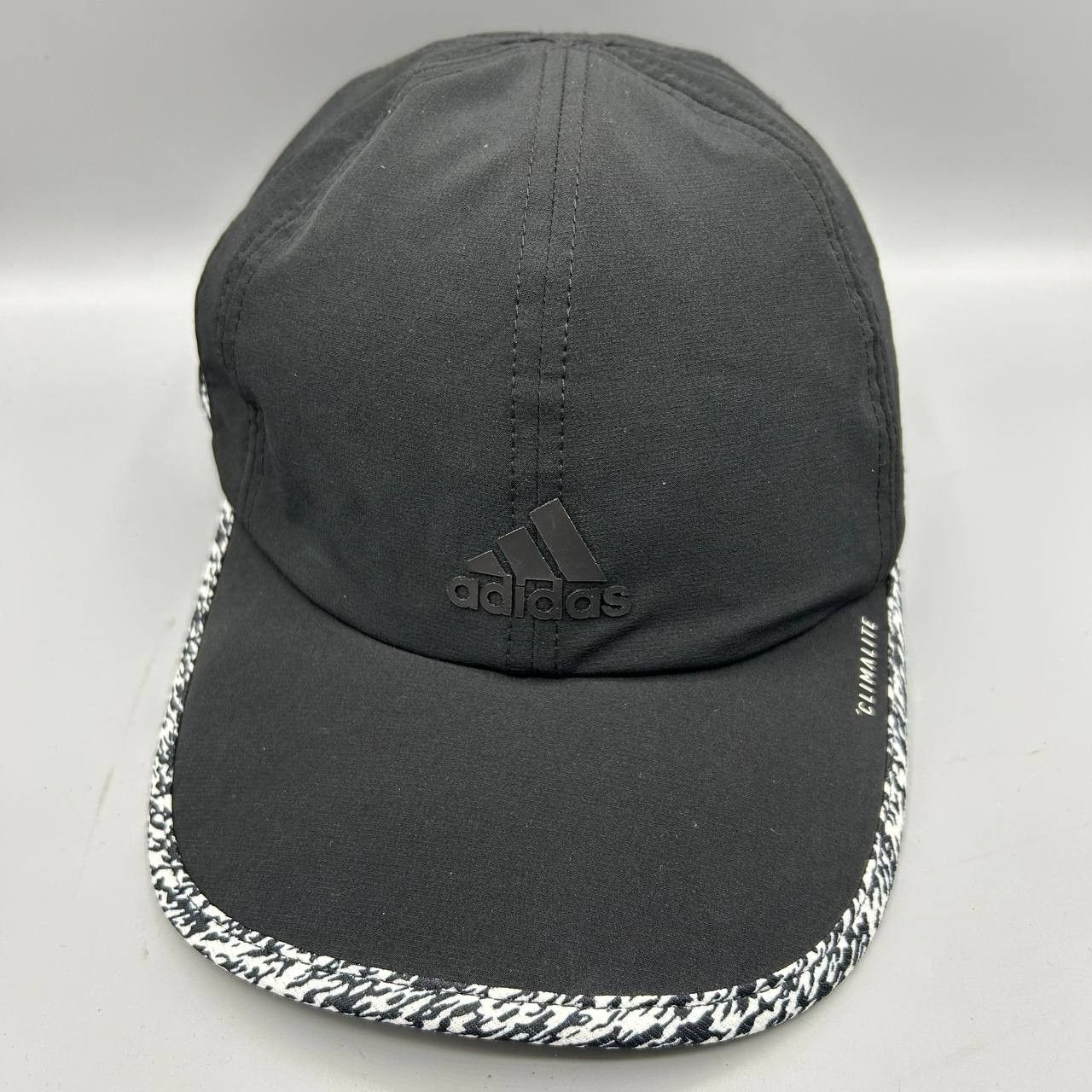 Adidas Adidas Climalite Hat Men Black White Gray Strap Back Cap Size ONE SIZE - 1 Thumbnail