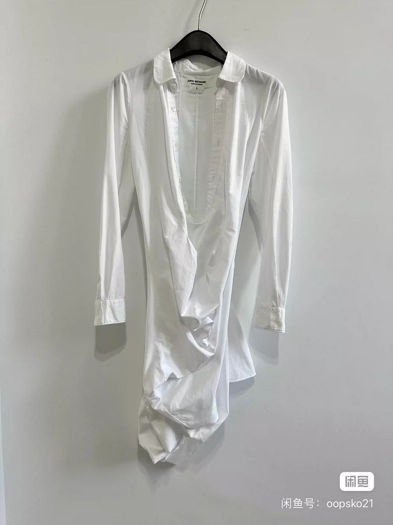Comme des Garcons Comme Des Garcons Distorted white shirt dress Size S / US 4 / IT 40 - 3 Thumbnail