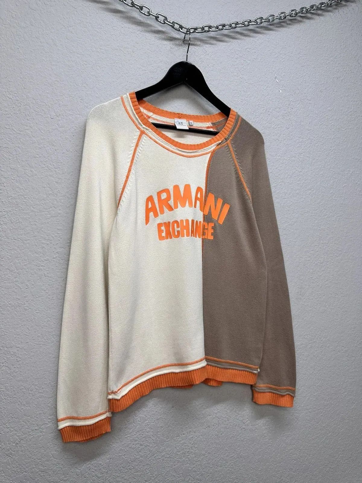 Armani Y2k Gothic Avatngarde Sweater Distressed Margiela Japanese Size US M / EU 48-50 / 2 - 3 Thumbnail