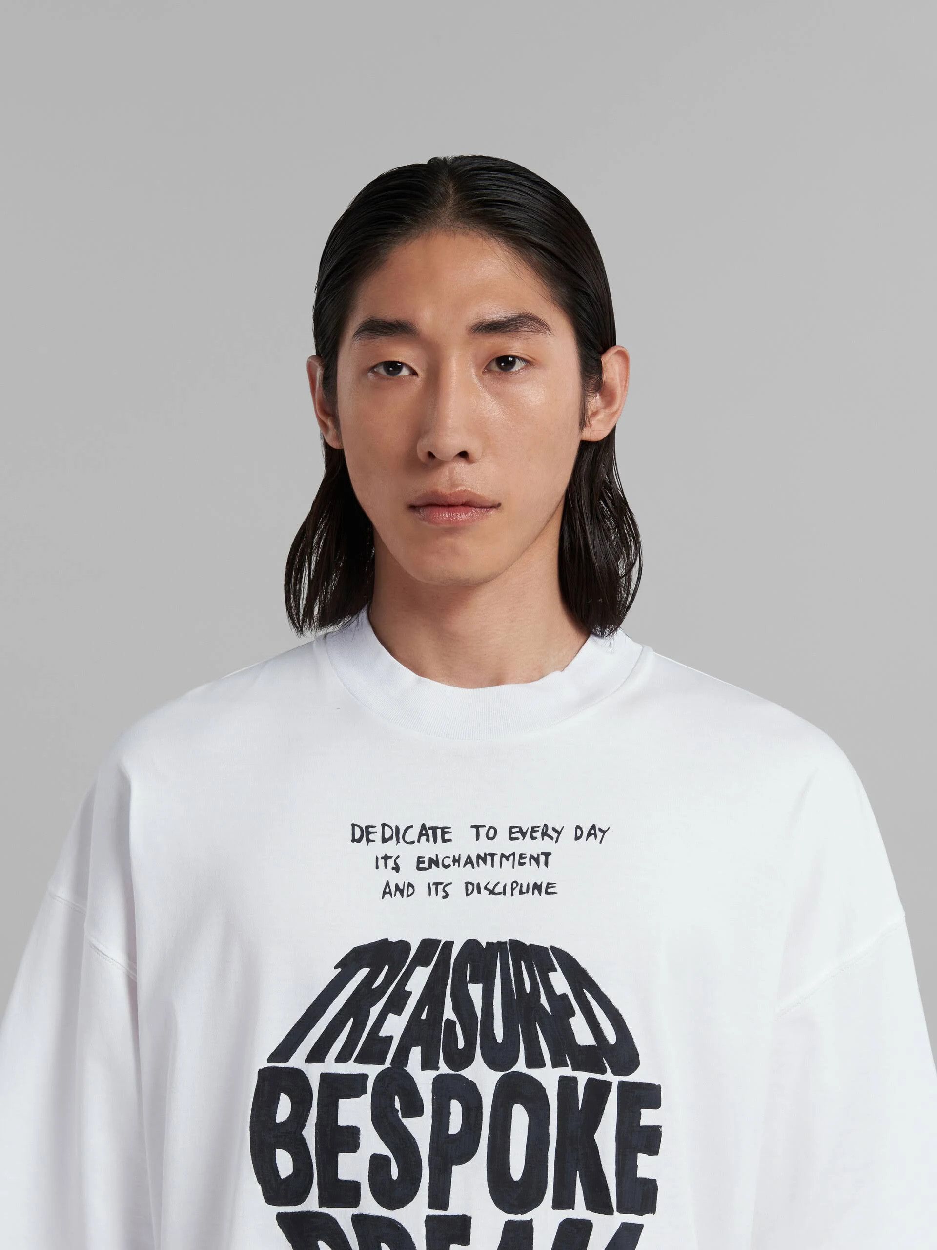 Marni o1w1db10824 T-Shirt in White Size US M / EU 48-50 / 2 - 3 Thumbnail