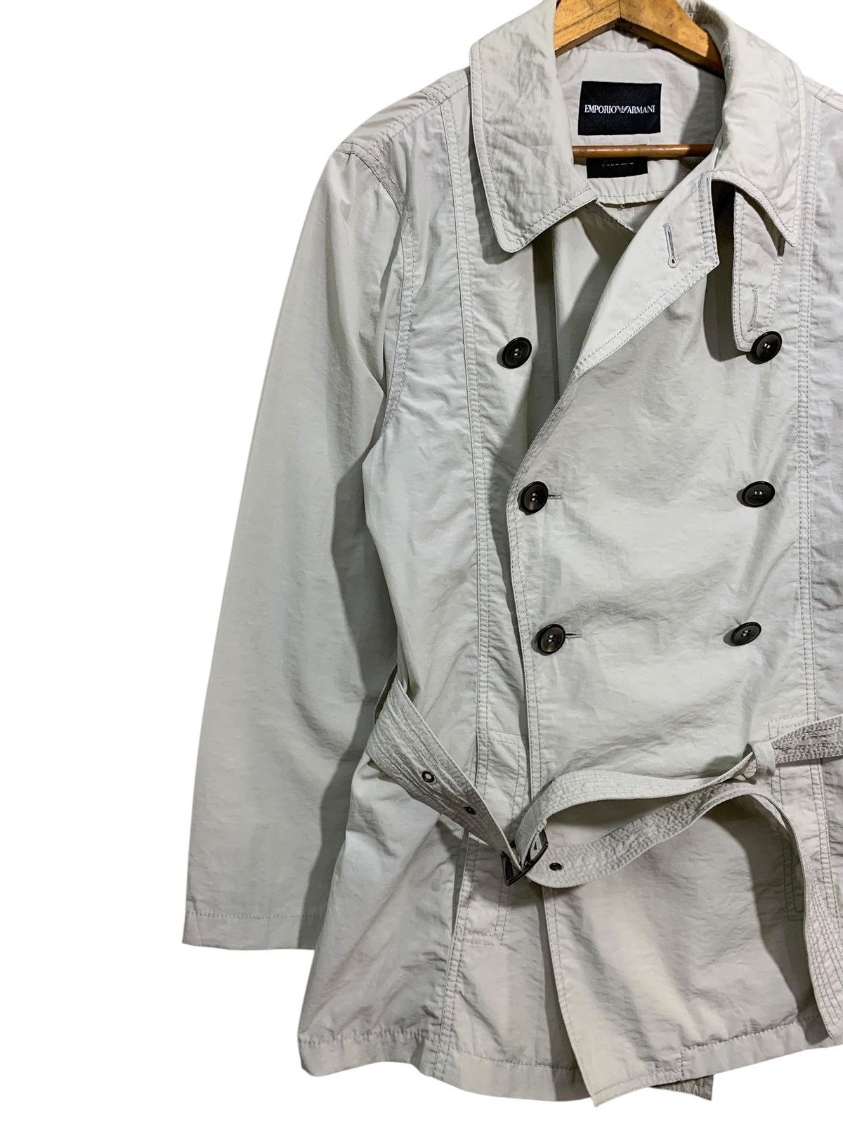 Emporio Armani 🔥VTG EMPORIO ARMANI JUDE LINE TRENCH COATS Size M / US 6-8 / IT 42-44 - 2 Thumbnail