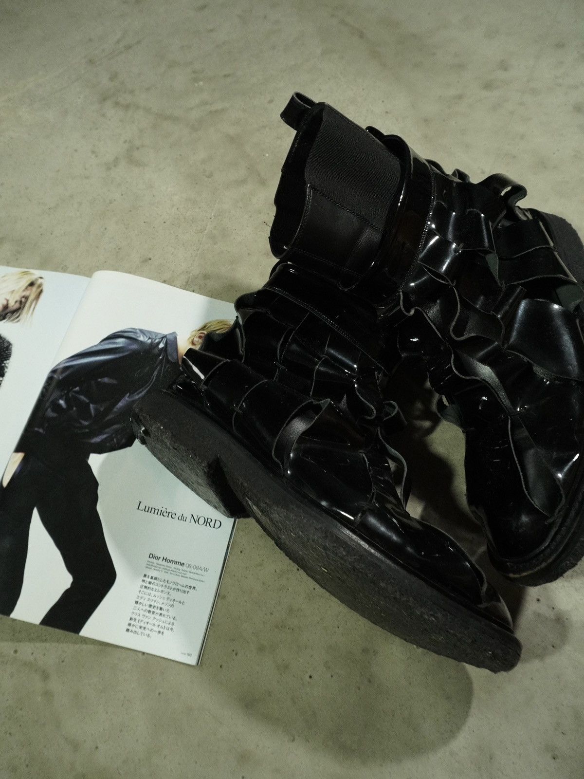 Dior Dior Homme AW08 “Lumière du Nord” Strap Boots Size US 9.5 / EU 42-43 - 1 Thumbnail