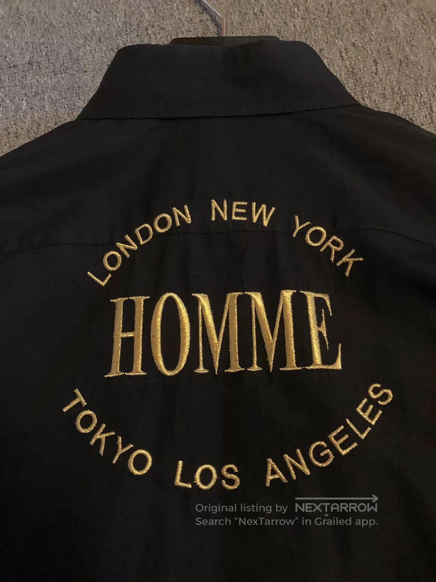 Balenciaga Balenciaga Homme Gold Thread Shirt. Size US M / EU 48-50 / 2 - 6 Thumbnail