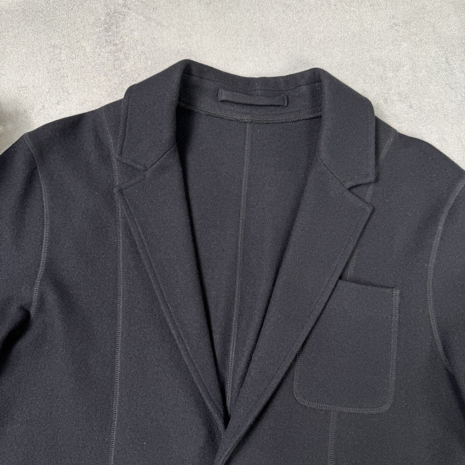 Mr P. Mr P. - Virgin Wool-Blend Jersey Blazer - Blue Size Size 38 Size US M / EU 48-50 / 2 - 11 Thumbnail