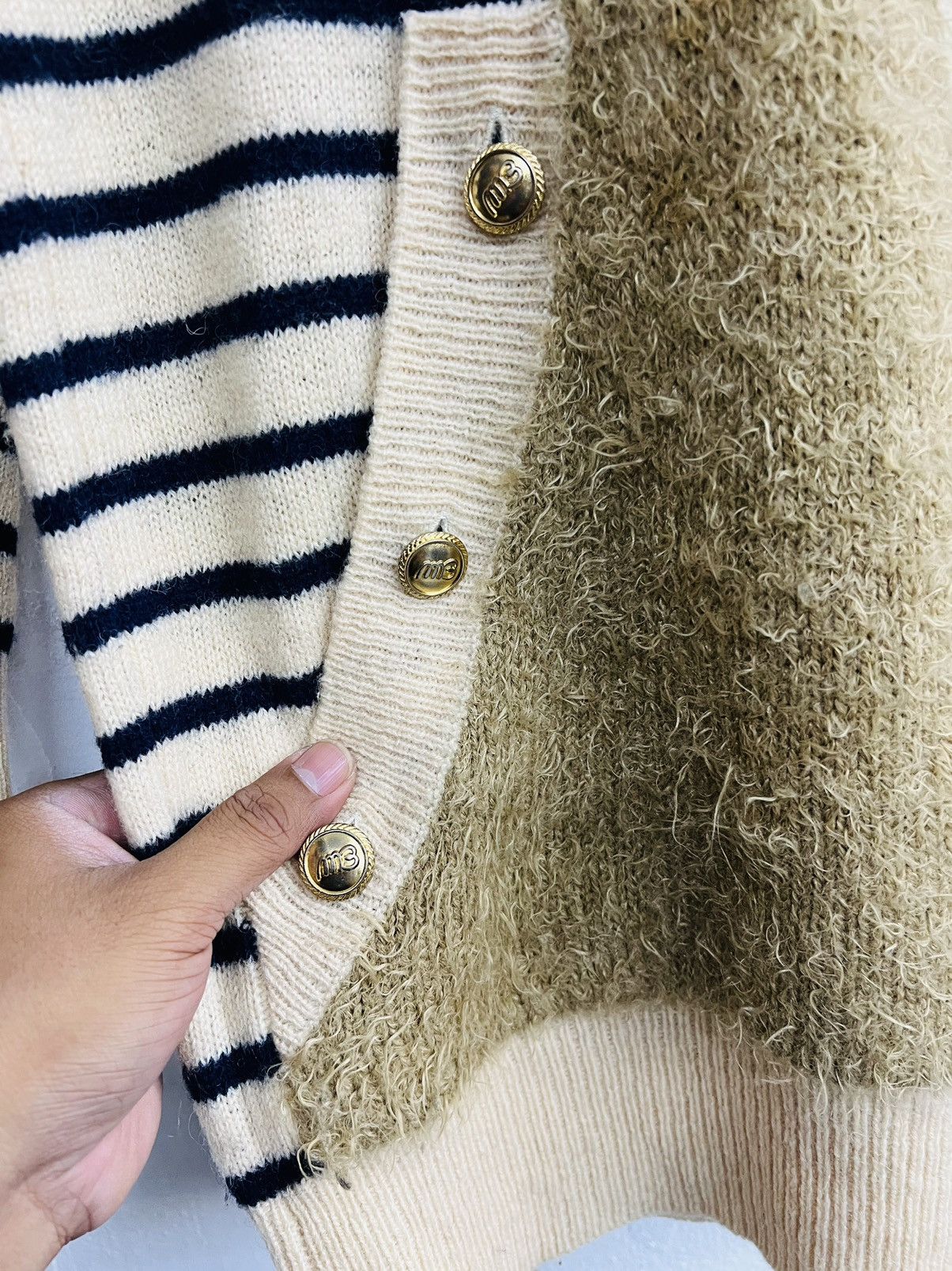 Issey Miyake × mercibeaucoup Mercibeaucoup Knit Mohair Fur Sweater Size US M / EU 48-50 / 2 - 5 Thumbnail