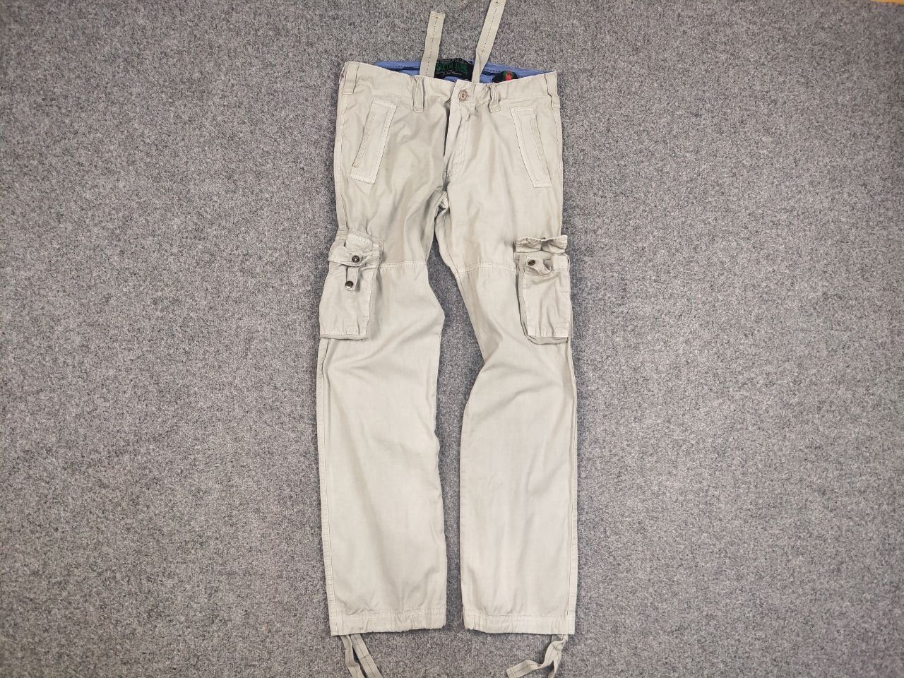 Japanese Brand Vintage 90's Japanese Cargo Trouser Pants Y2K Style Size US 32 / EU 48 - 7 Thumbnail