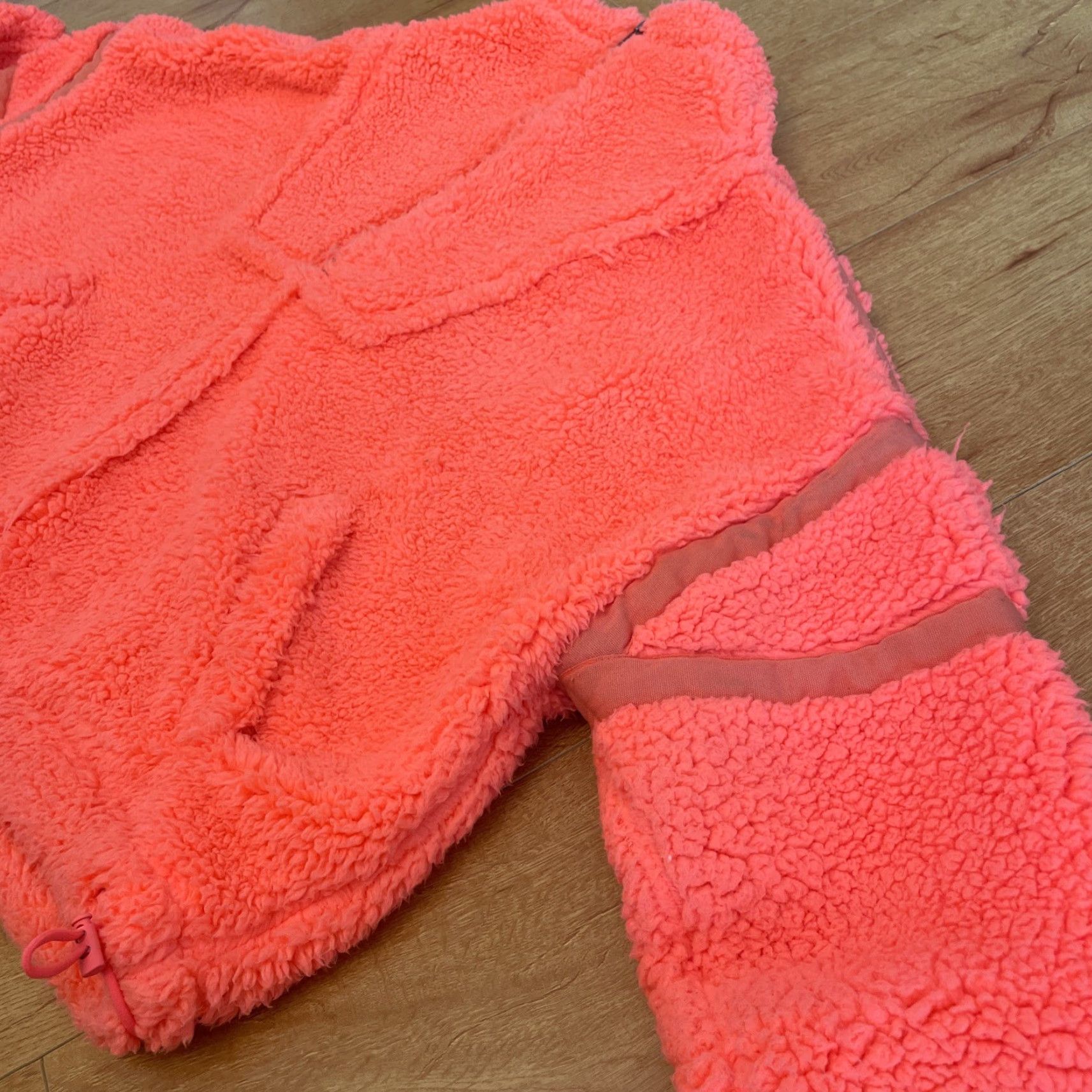 Free People Free People Movement Nantucket Sherpa Sweatshirt 1/3 Zip Pockets Lined Coral S Size S / US 4 / IT 40 - 6 Thumbnail