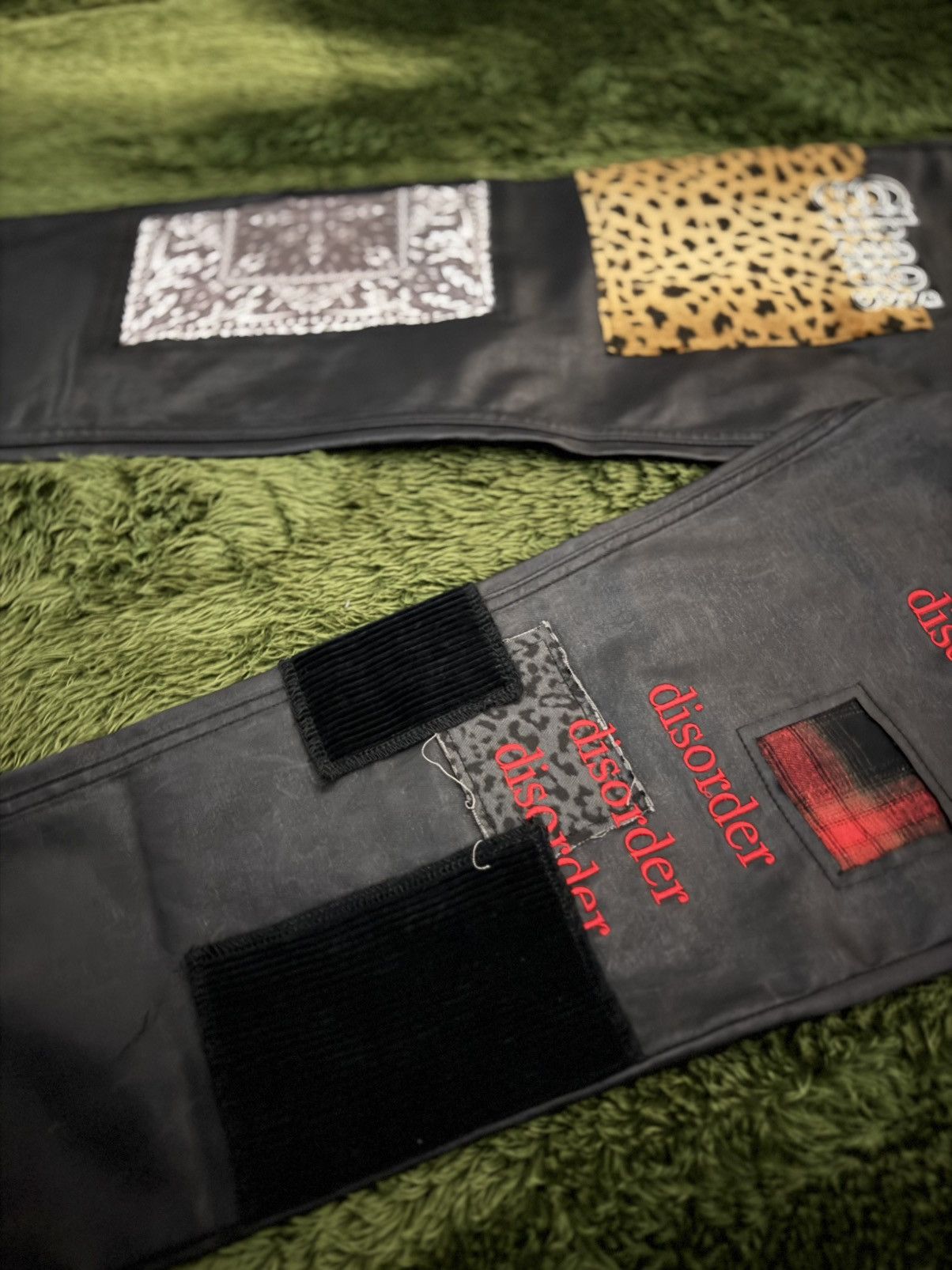 Japanese Brand [3] Dying Breed X AgingCCC Peak Logo Coated Jeans Black Size US 32 / EU 48 - 6 Thumbnail