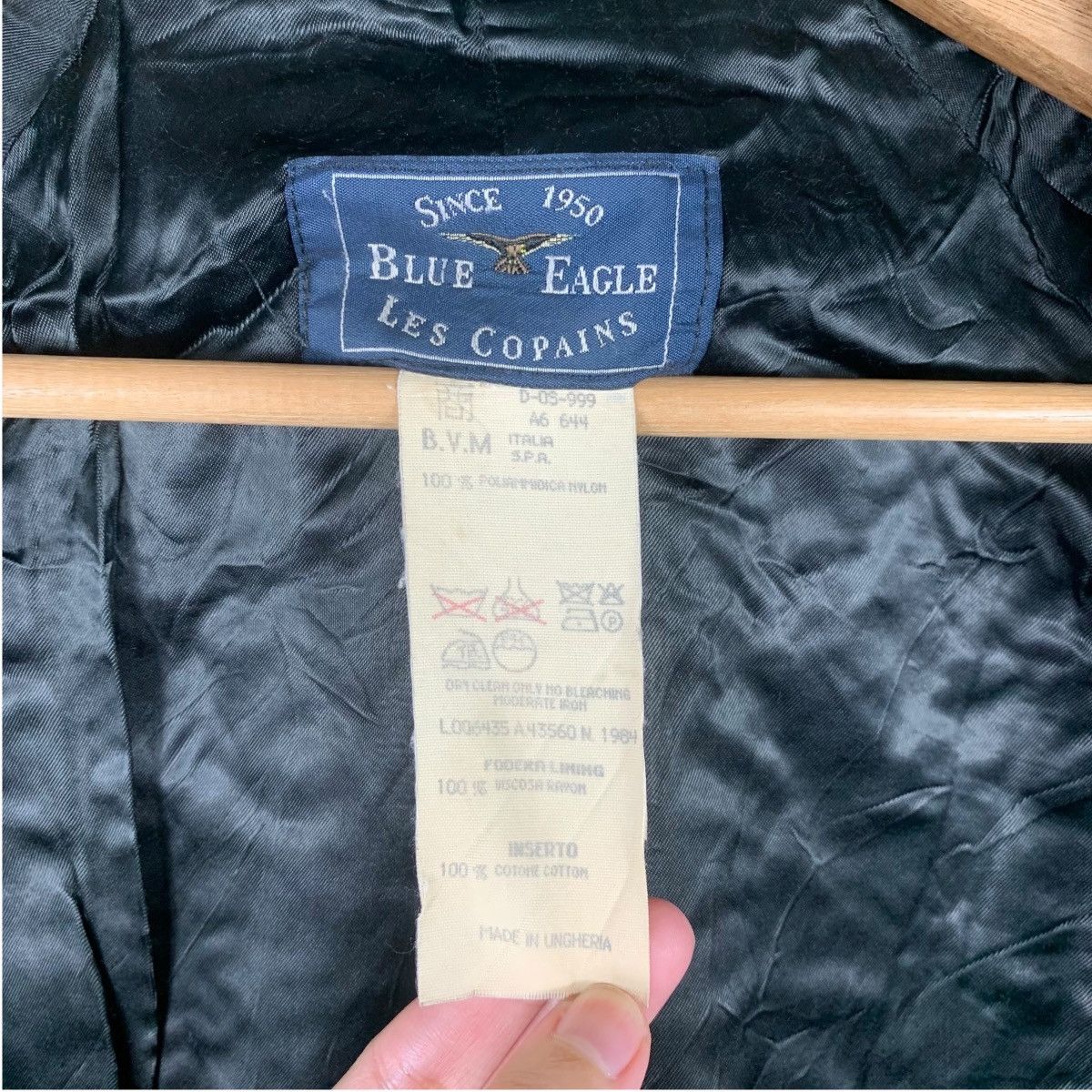 Vintage Vintage BLUE EAGLE LES COPAINS Quilted Overcoat Puffer Size XXL / US 16-18 / IT 52-54 - 5 Thumbnail