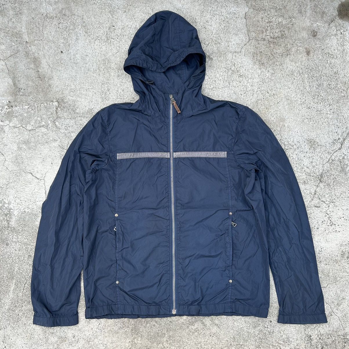 image of Prada Sport - Nylon Jacket in Navy, Men's (Size XL)