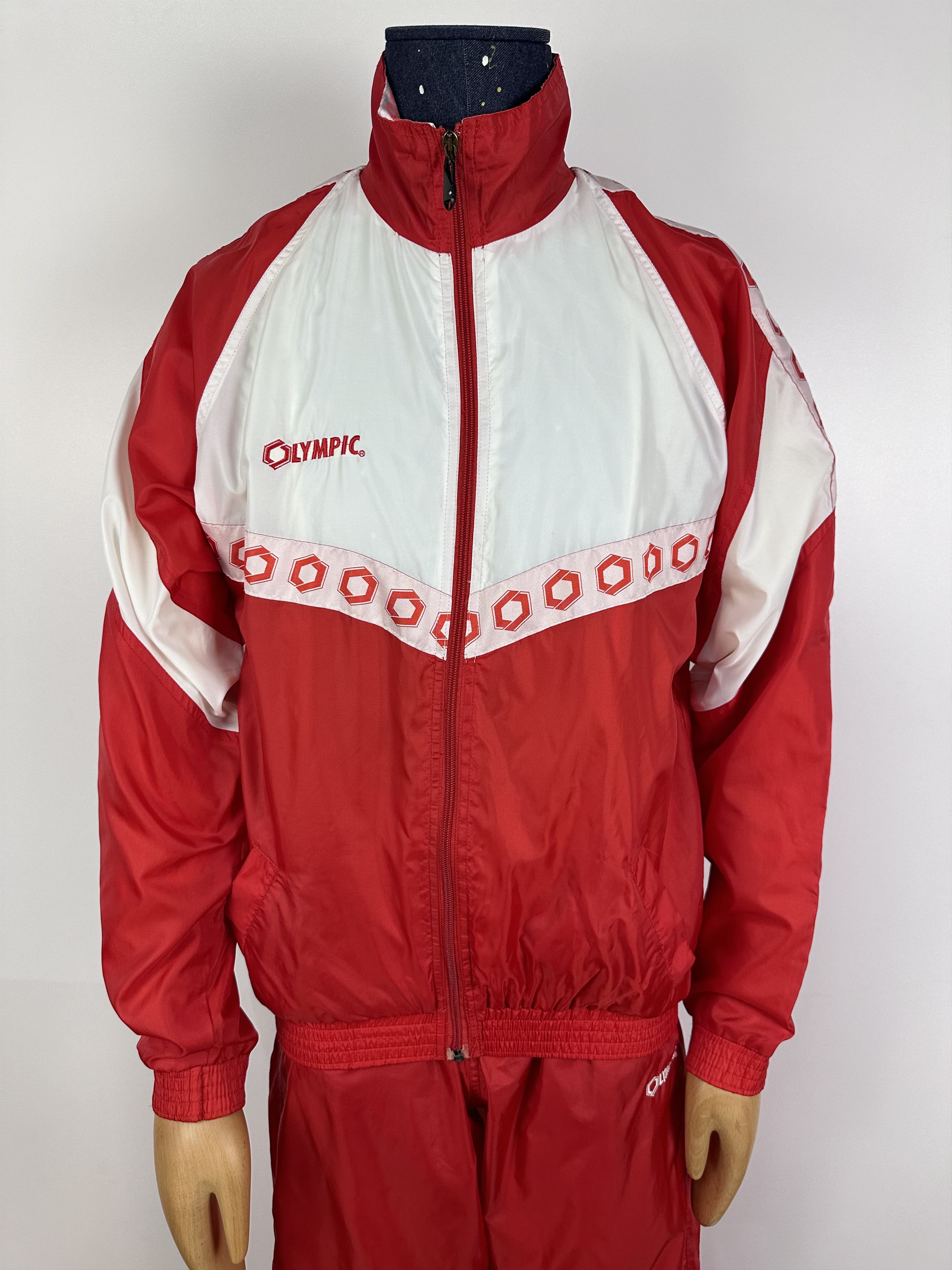 Vintage SL BENFICA PORTUGAL Football Soccer Tarck Suit 1994 Olympic Size US L / EU 52-54 / 3 - 12 Thumbnail