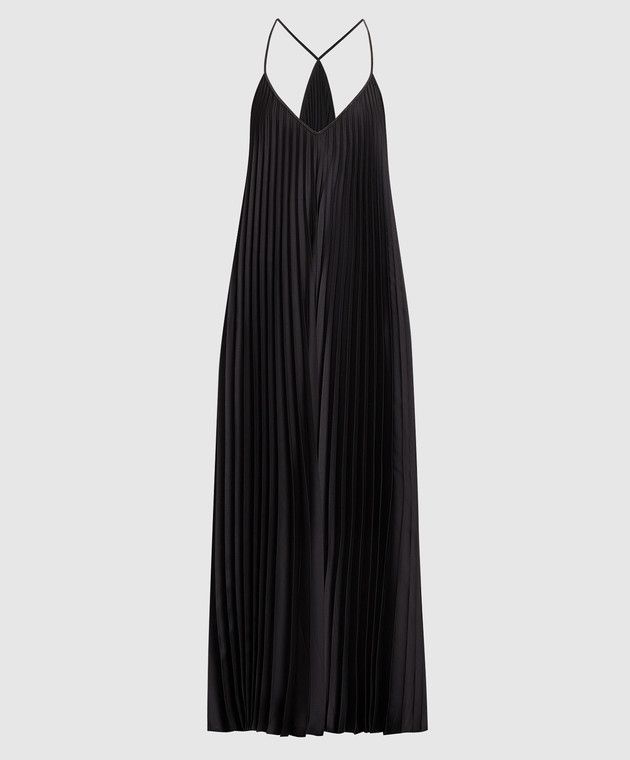 Brunello Cucinelli o1y0725 Midi Dress in Black Size XXL / US 16-18 / IT 52-54 - 1 Thumbnail