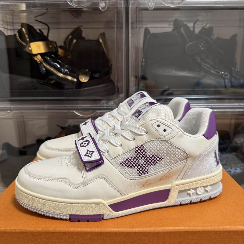 Louis Vuitton Louis Vuitton Trainer Fashion Sneakers for Men 0079 Size US 8 / EU 41 - 1 Thumbnail