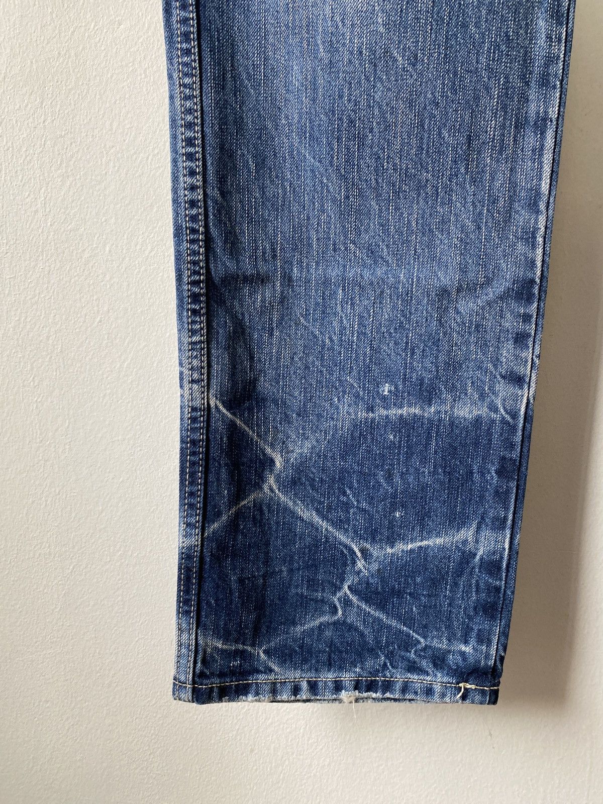 Japanese Brand John Bull Cargo Distressed Denim