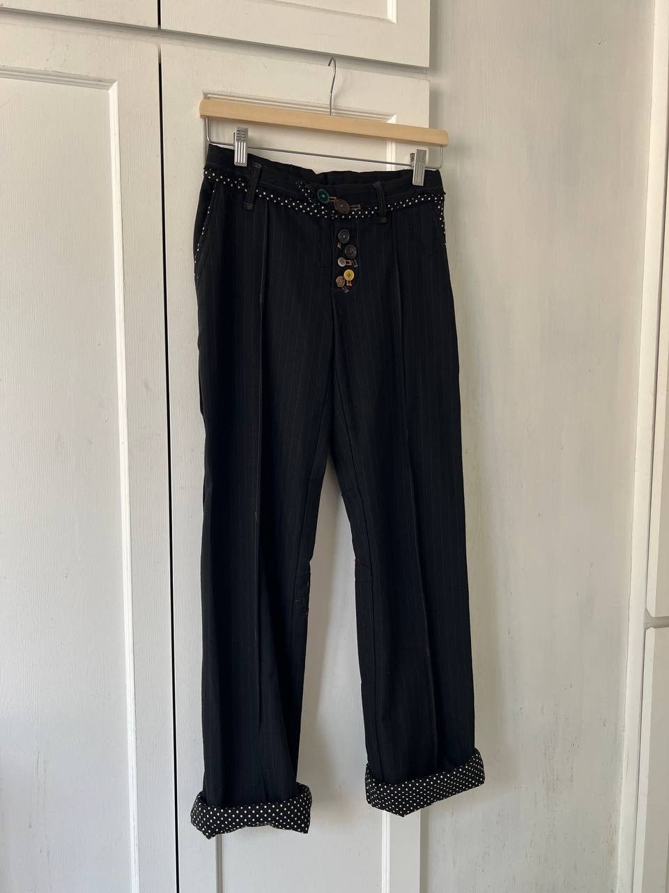 Undercover AW04 Undercover But Beautiful Pinstripe Multi Button Pants Size US 28 / EU 44 - 3 Thumbnail