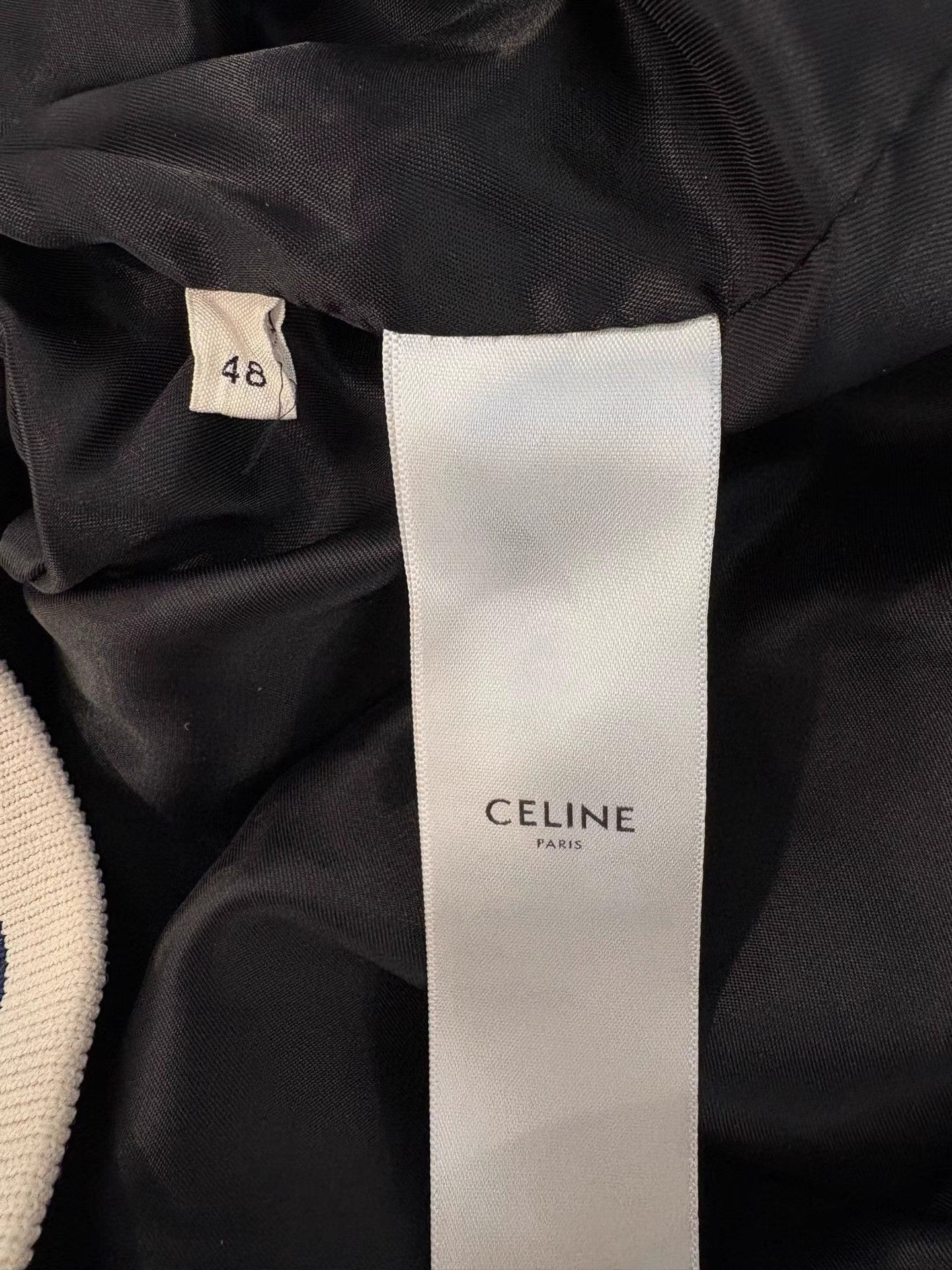 Celine CELINE Embroidered Logo Blue Light Padded Jacket Size US M / EU 48-50 / 2 - 4 Thumbnail