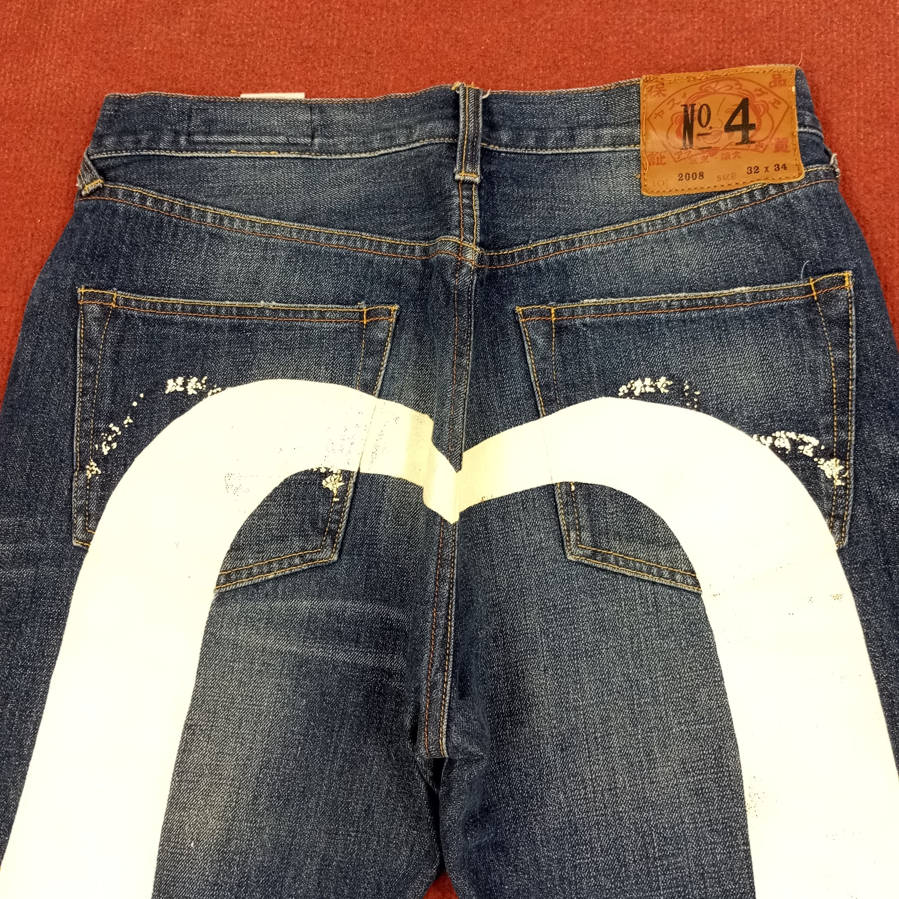 Evisu × Japanese Brand × Vintage Evisu Japanese Brand Fashion Style Custom Daicock Jeans Size US 31 - 2 Thumbnail