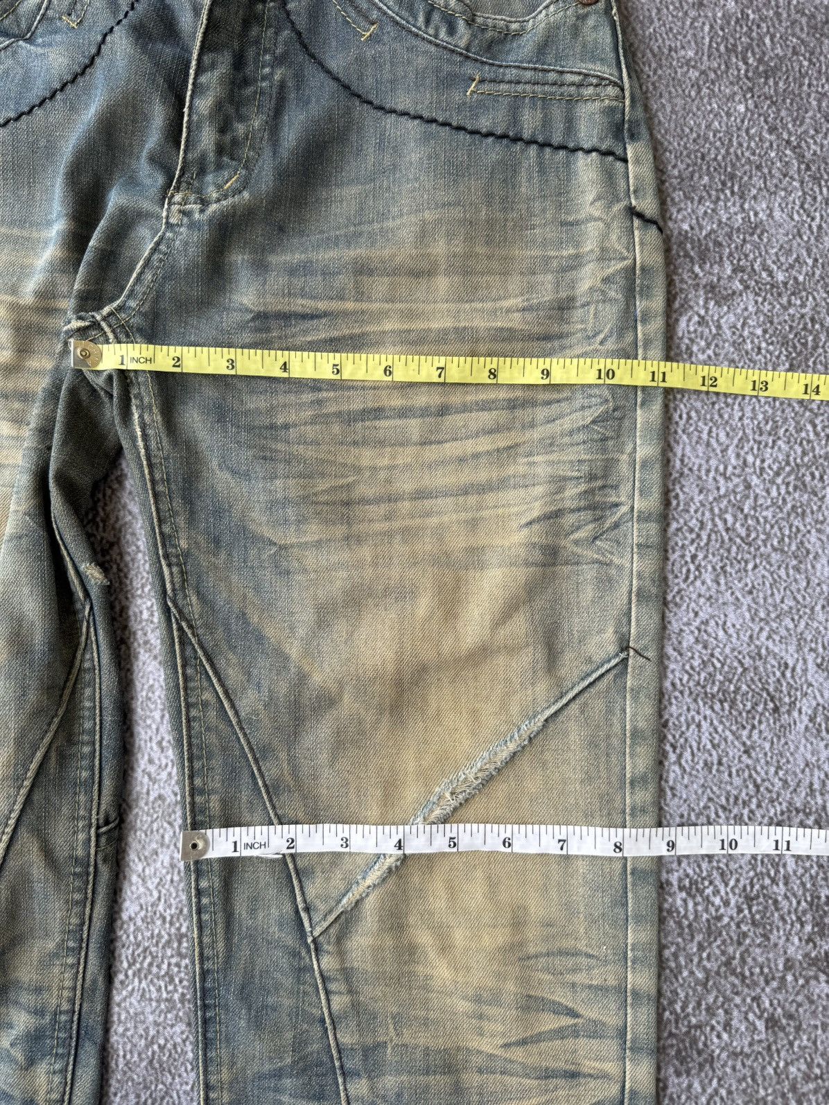 Japanese Brand Distressed Denim Washed Jeans Ifsixwasnine Styled Size US 30 / EU 46 - 10 Thumbnail