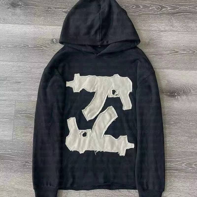 Japanese Brand × Vintage American-style embroidered street hoodie. Size US L / EU 52-54 / 3 - 1 Thumbnail