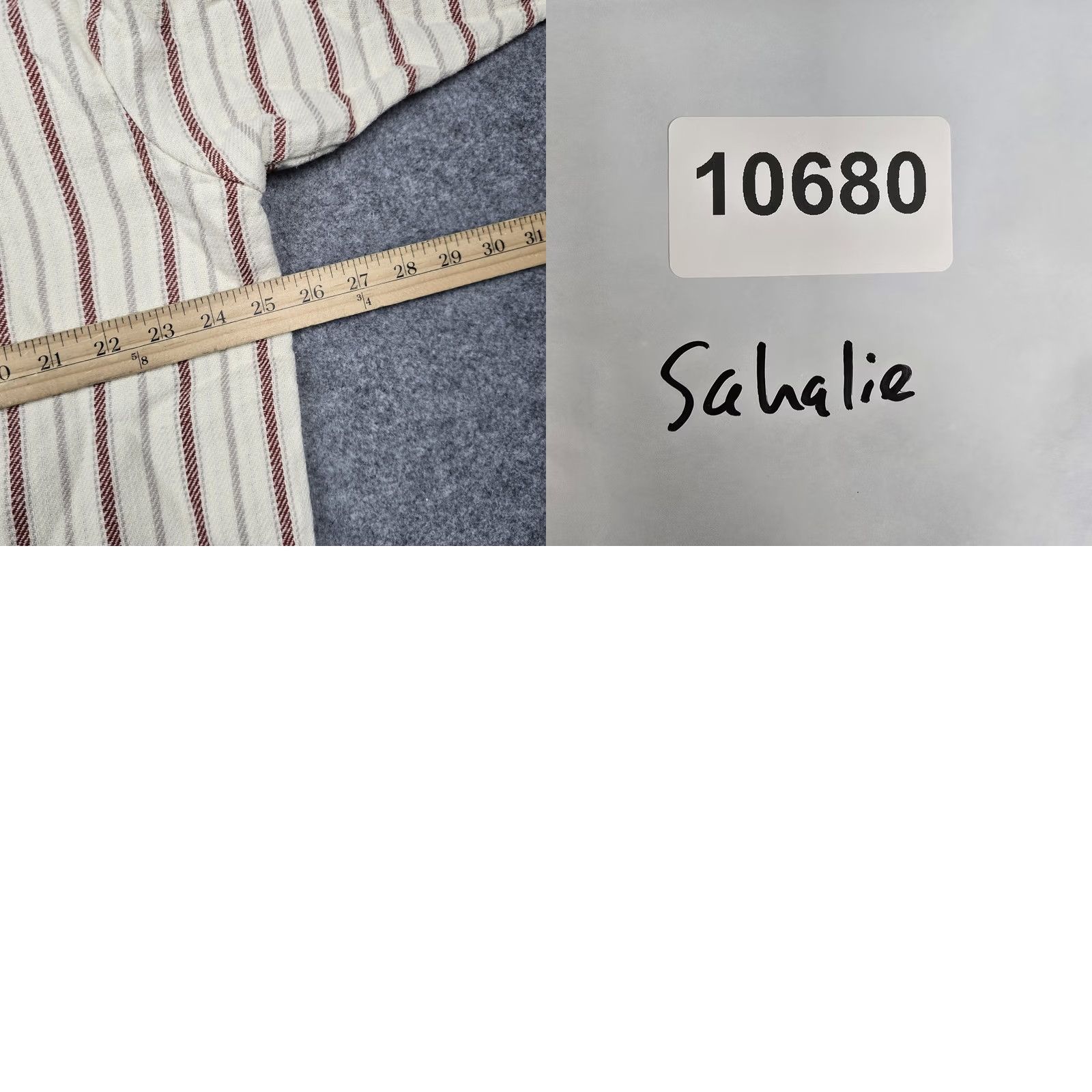 Vintage Sahalie Hoodie Mens XL White Striped Knit Cotton Baja Pullover Pockets Casual Size US XL / EU 56 / 4 - 8 Thumbnail