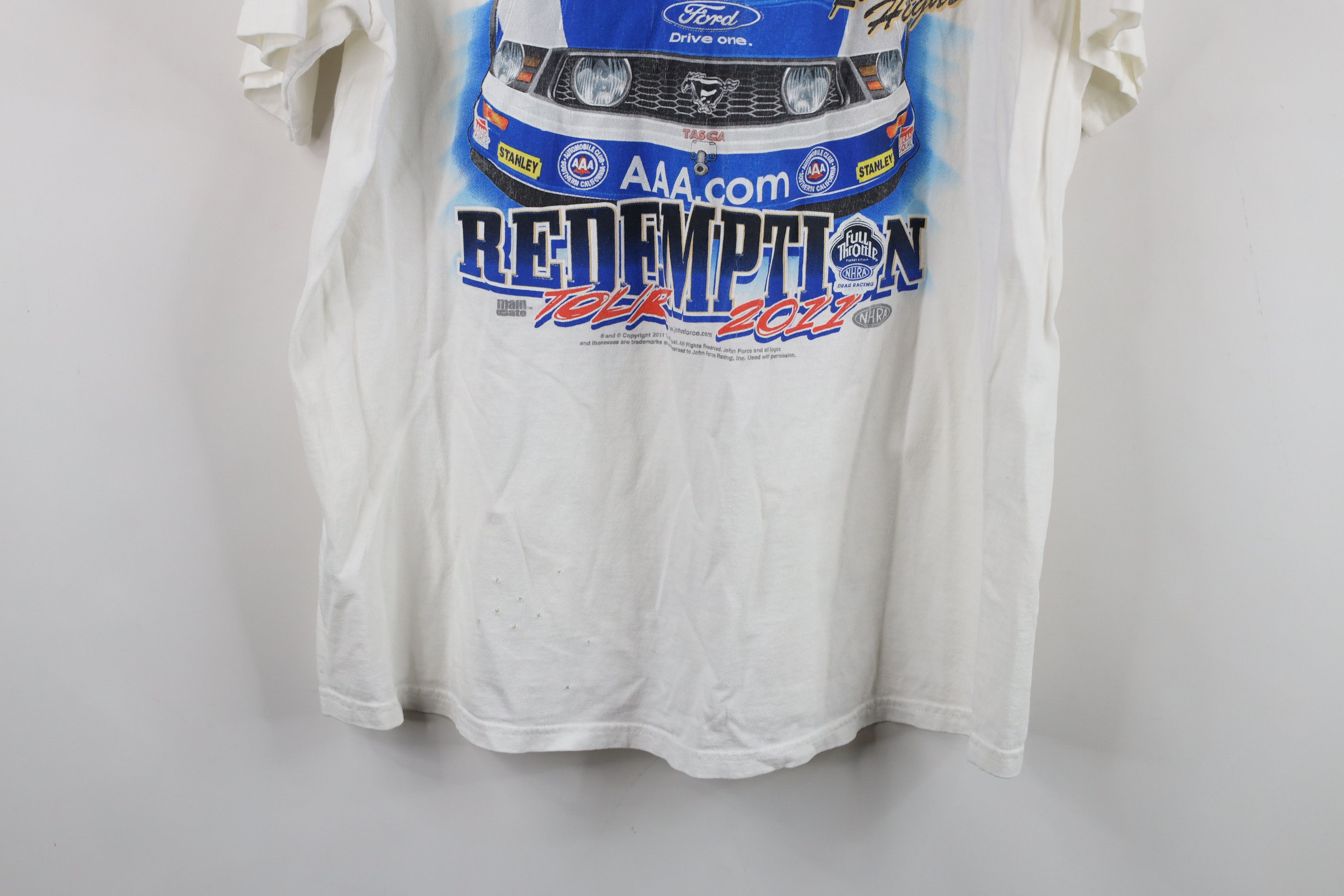 Vintage Vintage Y2K John Force Robert Hight Redemption T-Shirt Size US XL / EU 56 / 4 - 16 Thumbnail