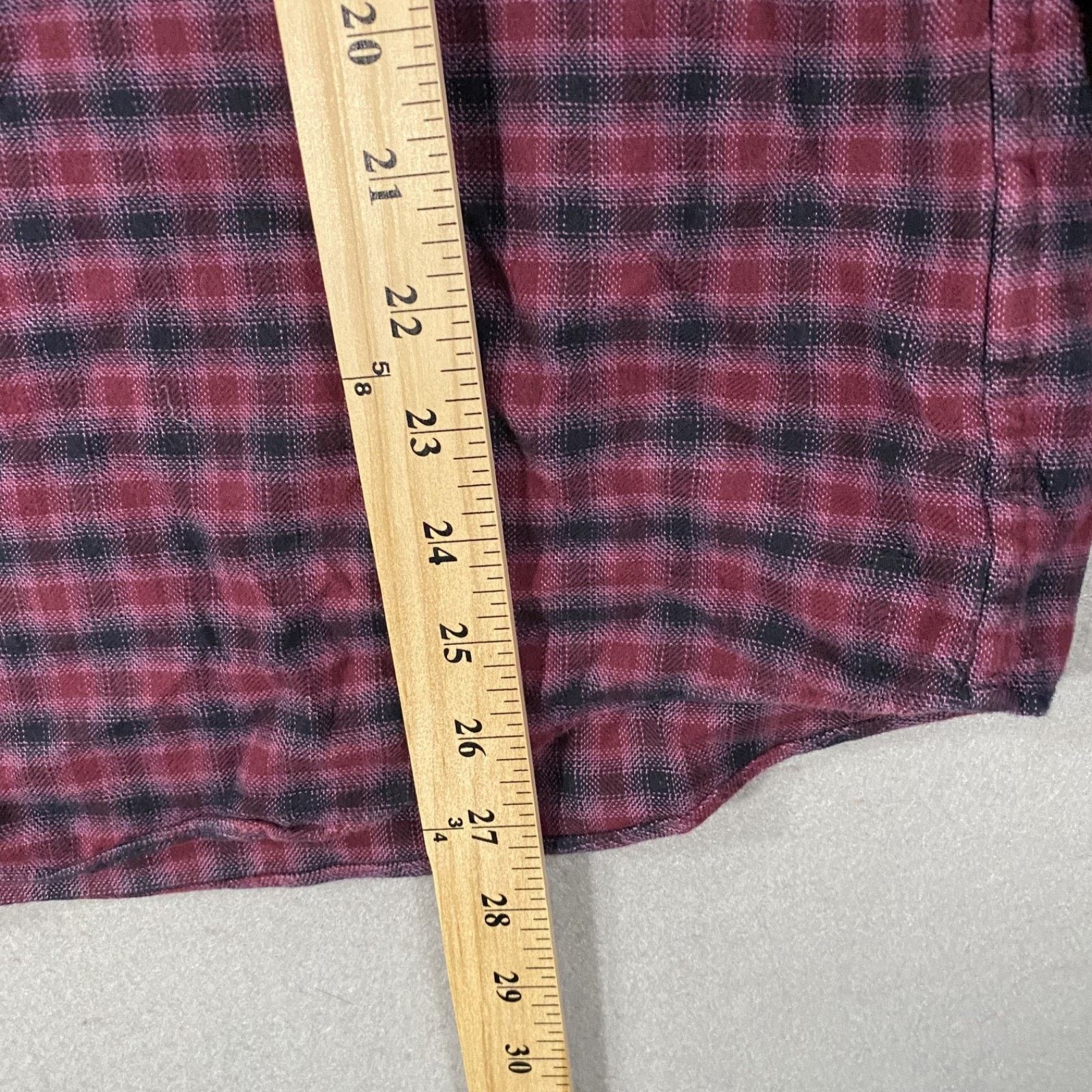 UNTUCKit Untuckit Plaid Flannel Button Up Long Sleeve Shirt Purple XL Size US XL / EU 56 / 4 - 6 Thumbnail