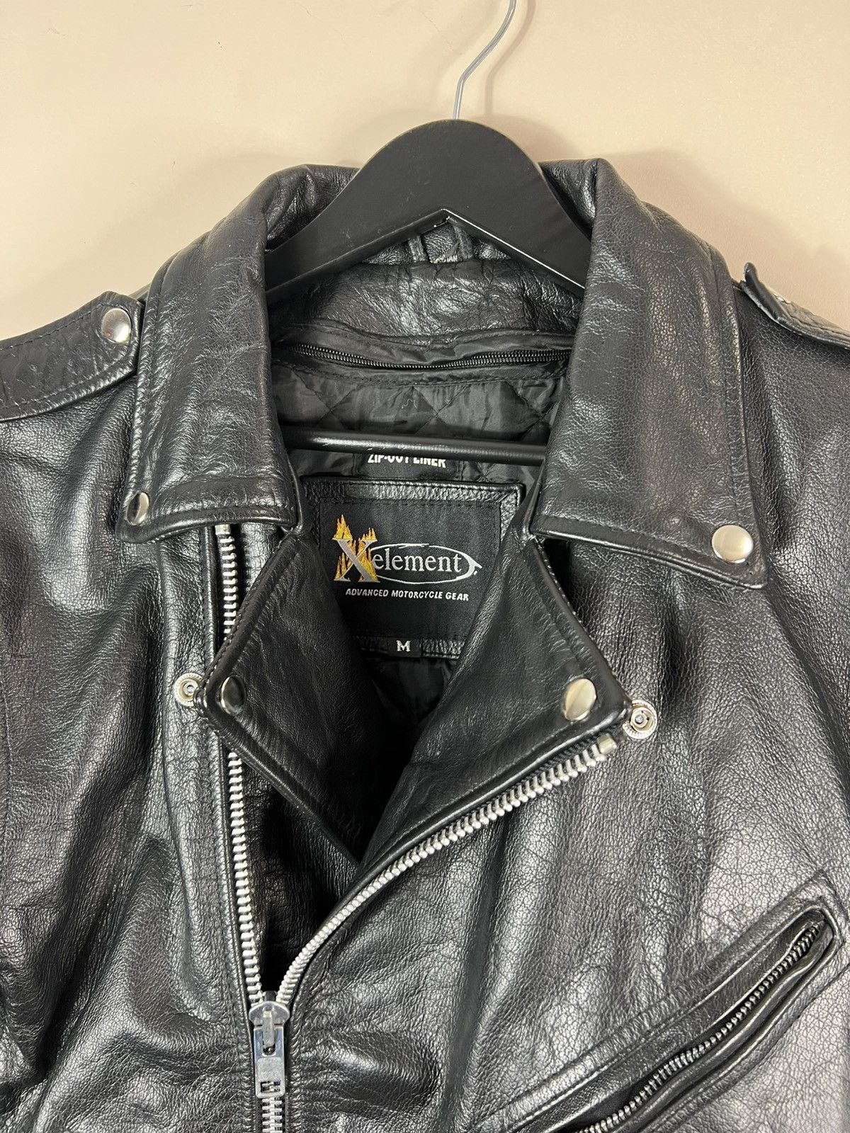 Vintage 🖤VINTAGE LEATHER BIKER RICK OWENS USA🇺🇸 LIVE TO ROAD 🔥JACKET Size US L / EU 52-54 / 3 - 4 Thumbnail