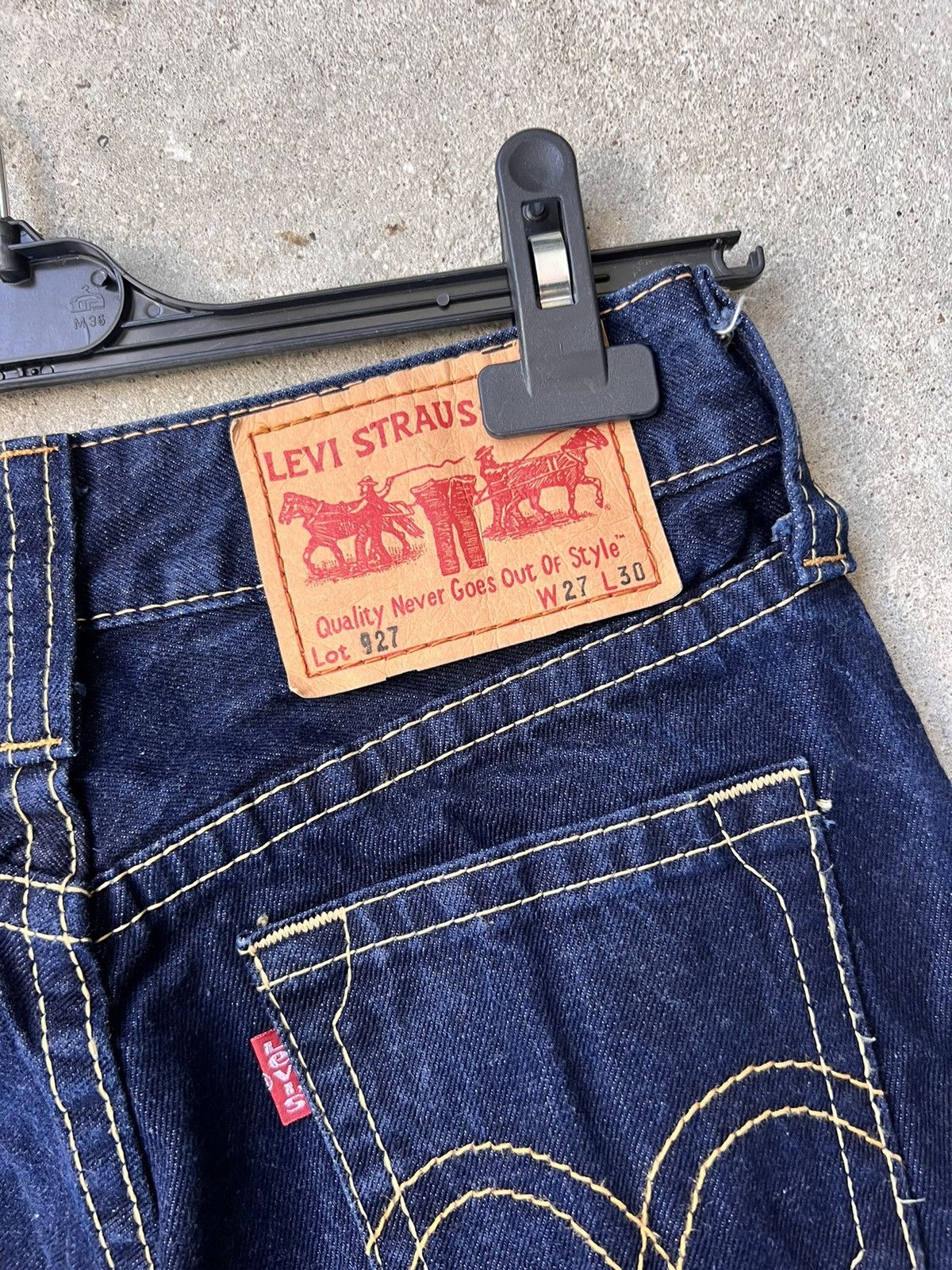 If Six Was Nine × Le Grande Bleu (L.G.B.) × Levi's Vintage Levi’s 927 Lot Bootcut Jeans W27 Size 27" / US 4 / IT 40 - 7 Thumbnail