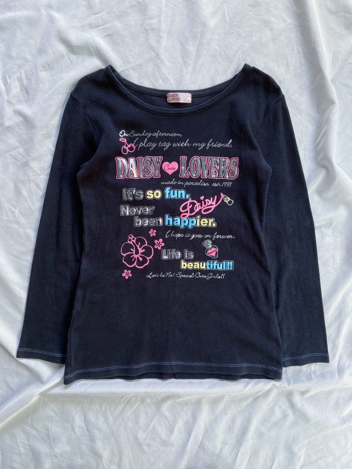DAISY CUTE LOVERS POEM LONG SLEEVE