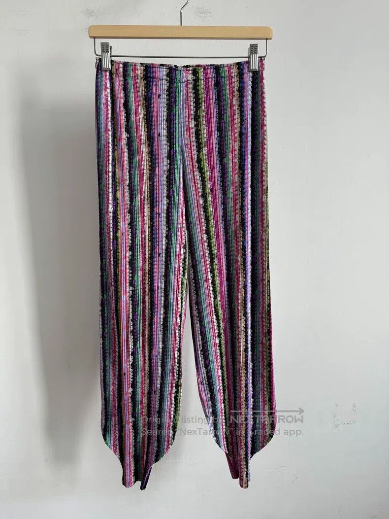 Issey Miyake Issey Miyake Color Block Pants Size 25" / US 0 / IT 36 - 1 Thumbnail
