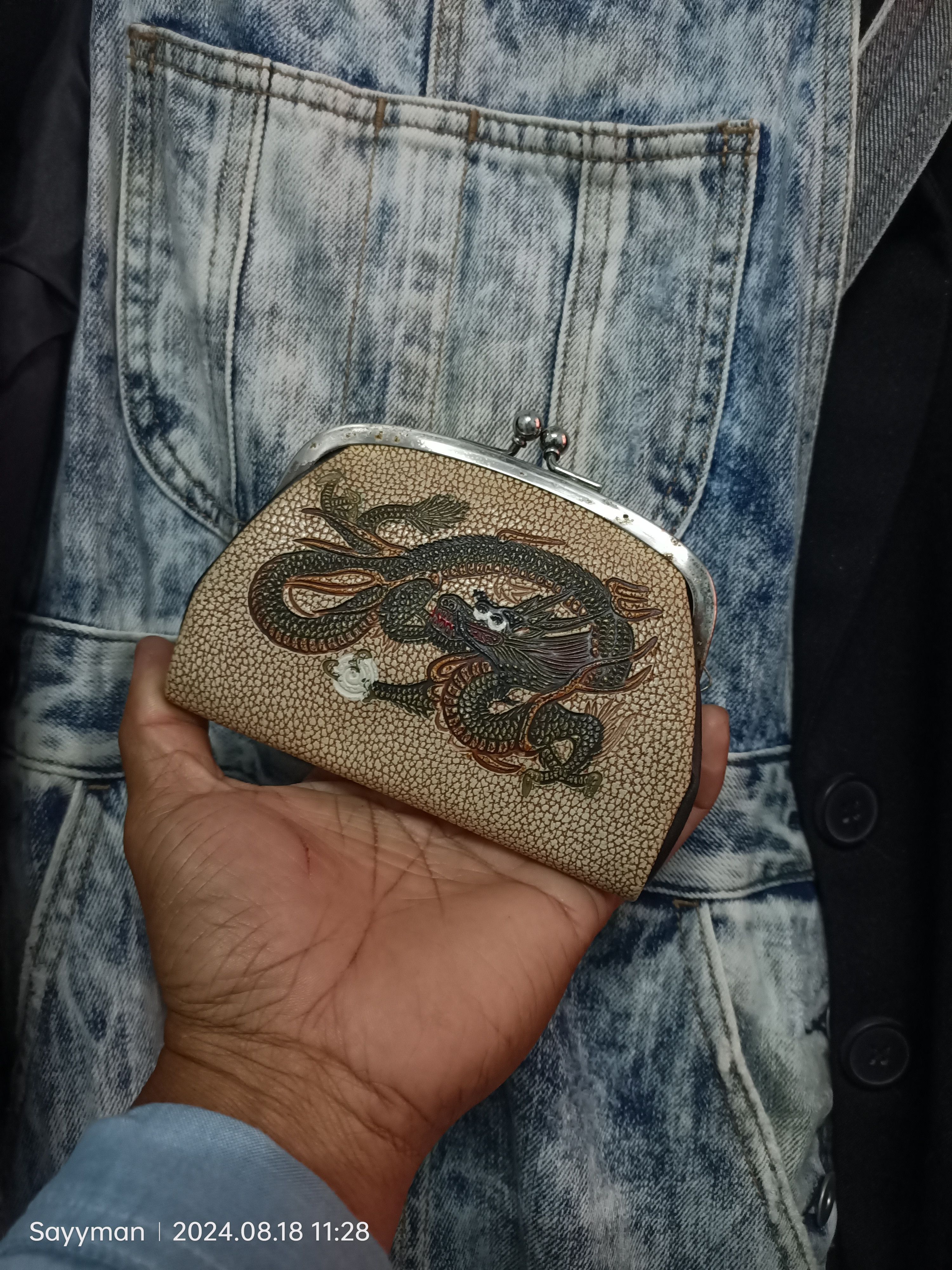 Japanese Brand × Vintage Vintage Dragon Coin bag Size ONE SIZE - 2 Thumbnail