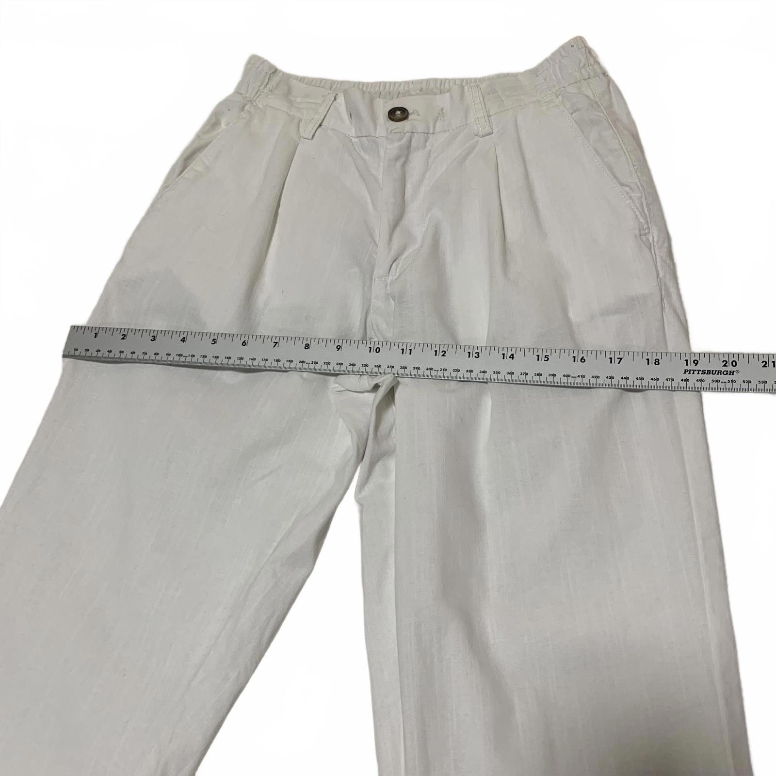 Other Dan John Men's White Cotton Elastic Waist Pants 36 Size US 36 / EU 52 - 7 Thumbnail