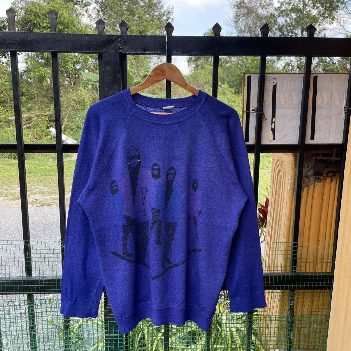 Vintage 🔥Vintage 80s Paris Fashion Week Cat Walk Sweatshirts Size US M / EU 48-50 / 2 - 1 Thumbnail